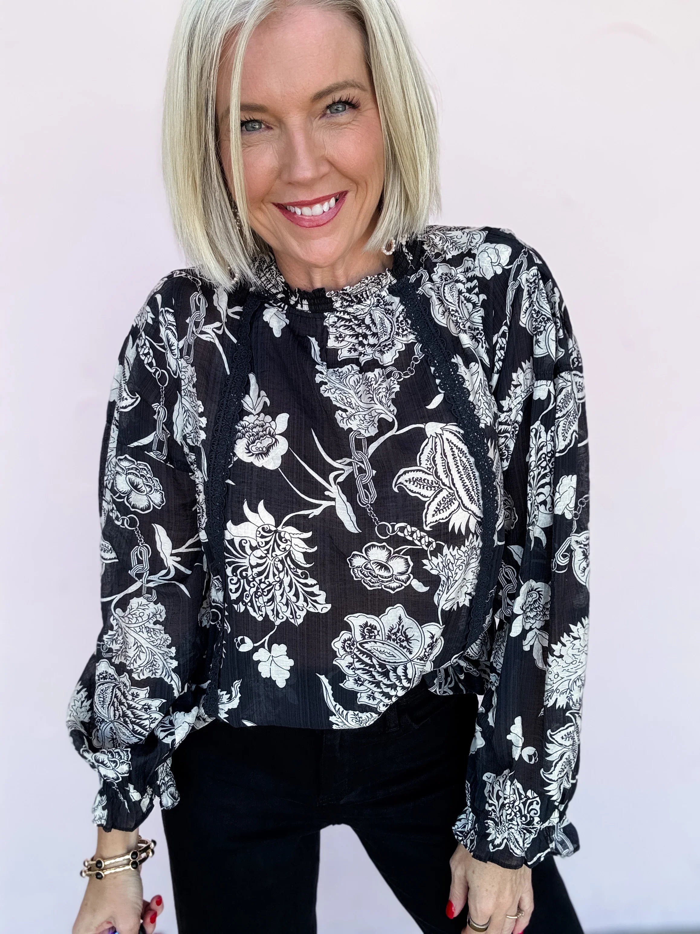 Dark of Night Top- FINAL SALE