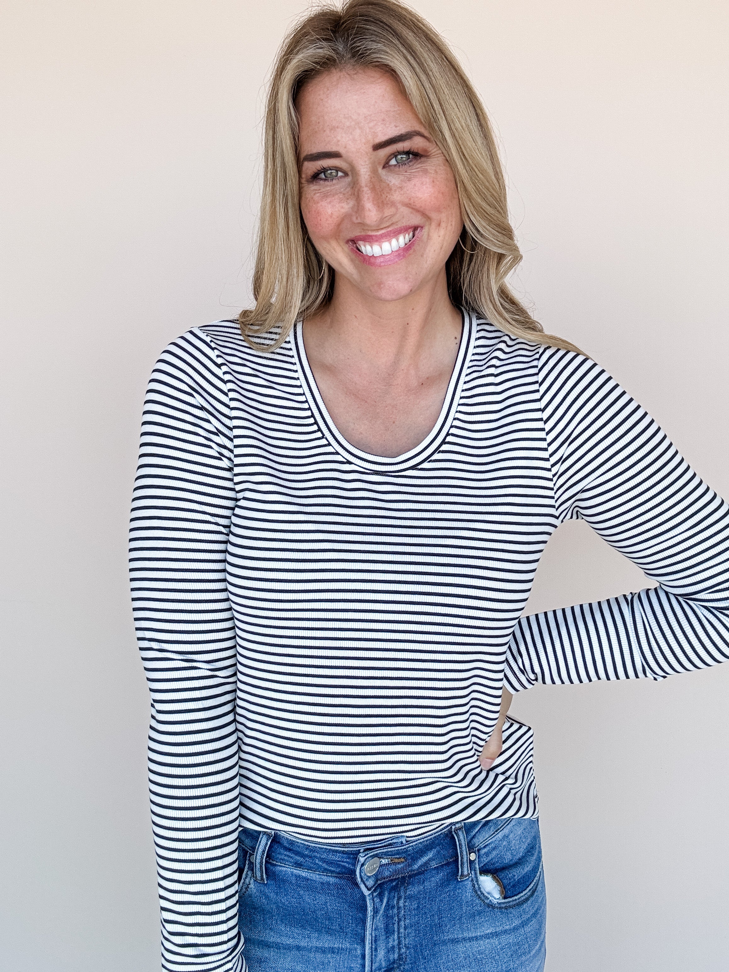 Luxe Striped Top