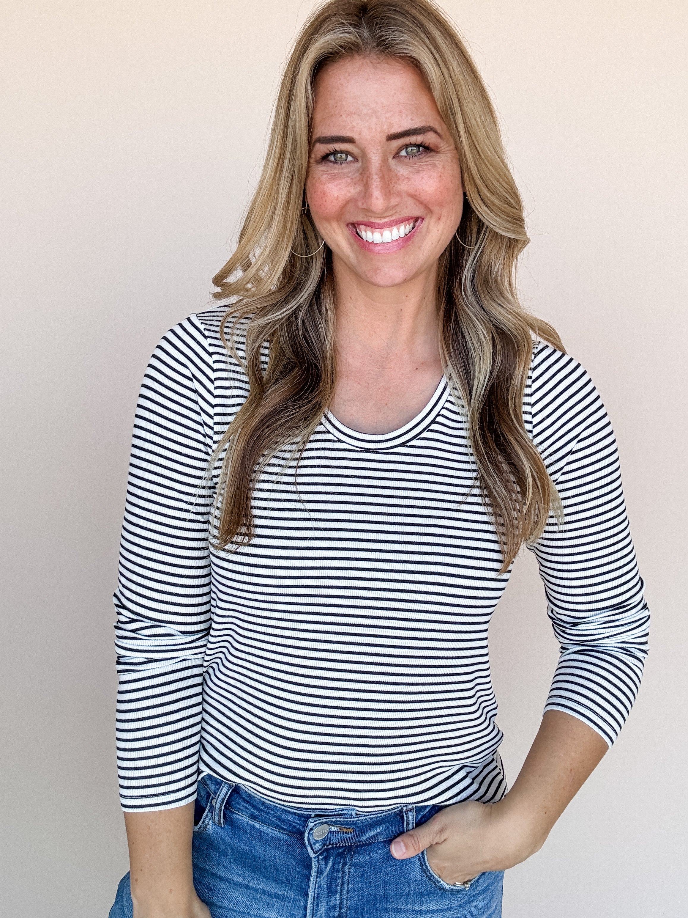 Luxe Striped Top