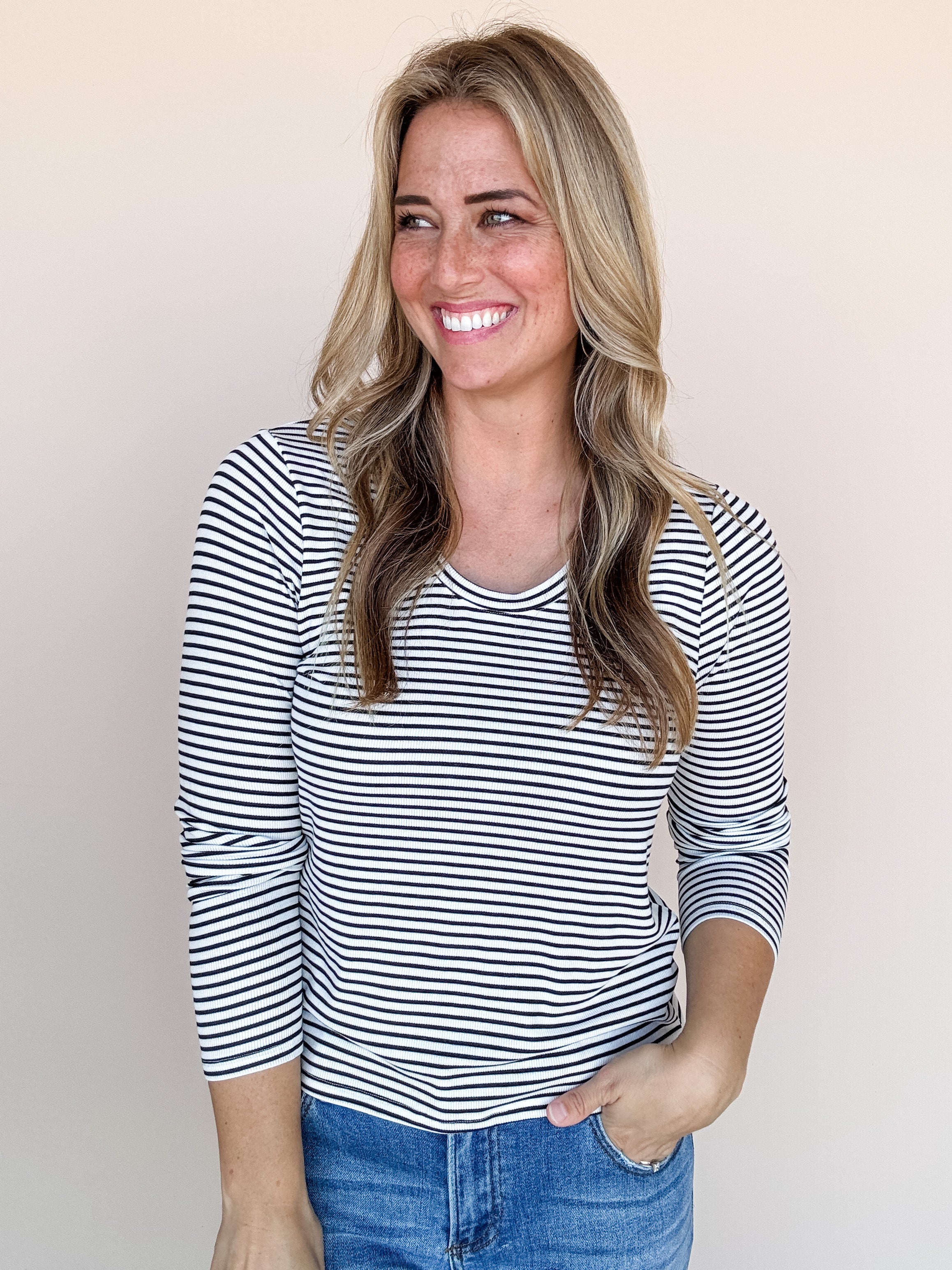 Luxe Striped Top