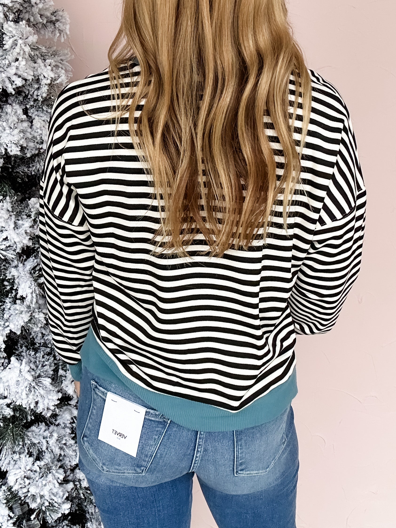 Sure Thing Striped Top