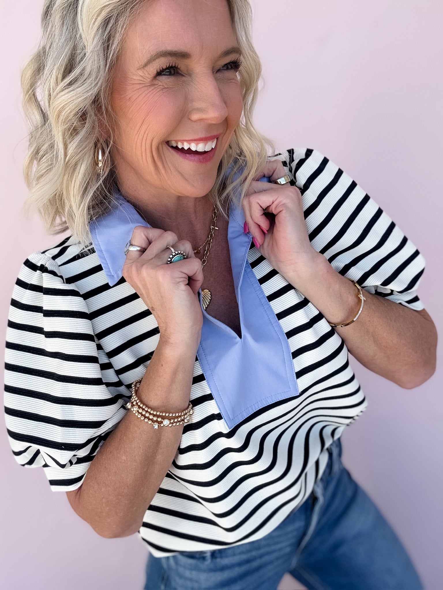 Perfect Pair Stripe Top