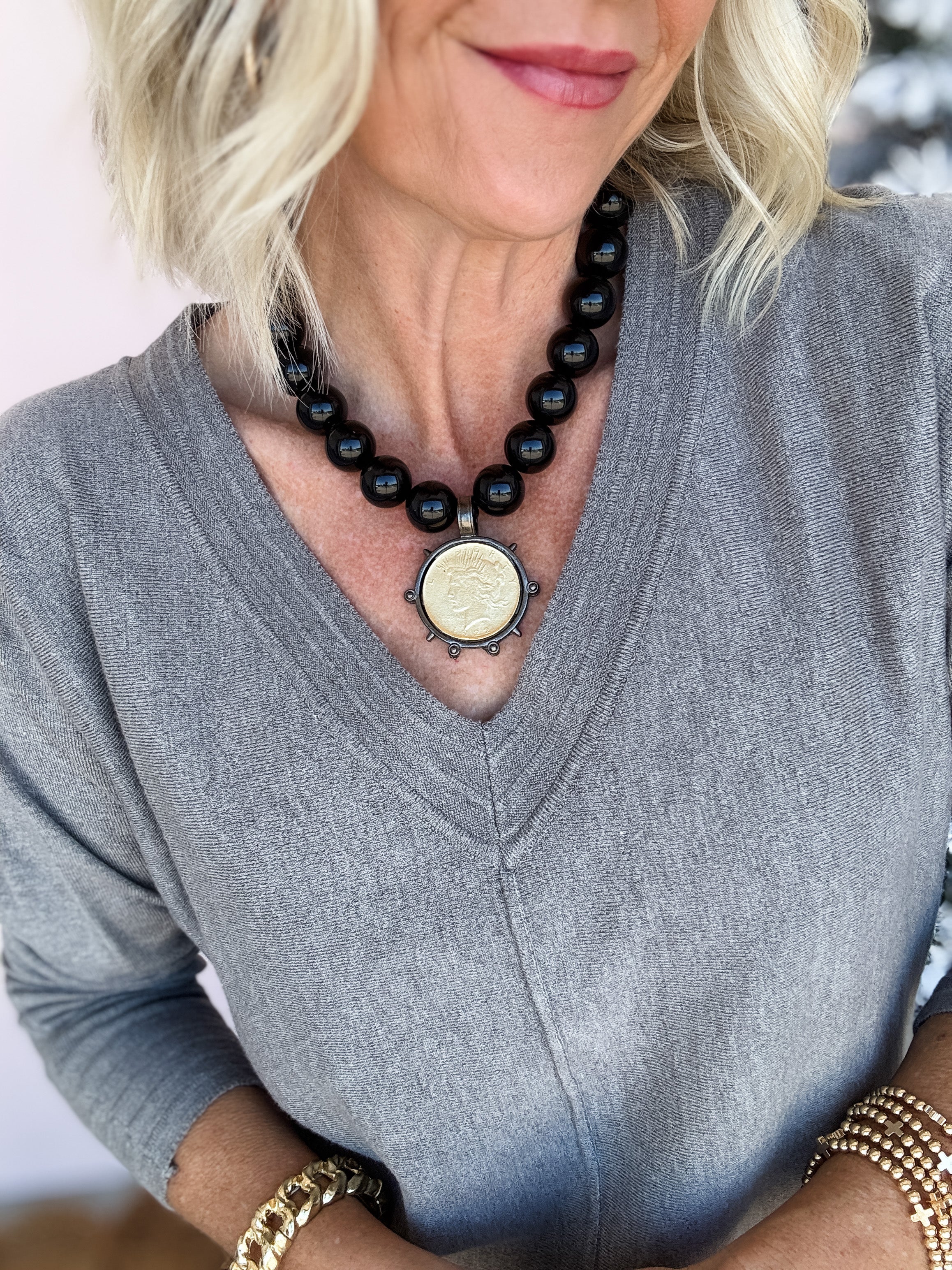 Yochi Designs | Power Move Coin Necklace