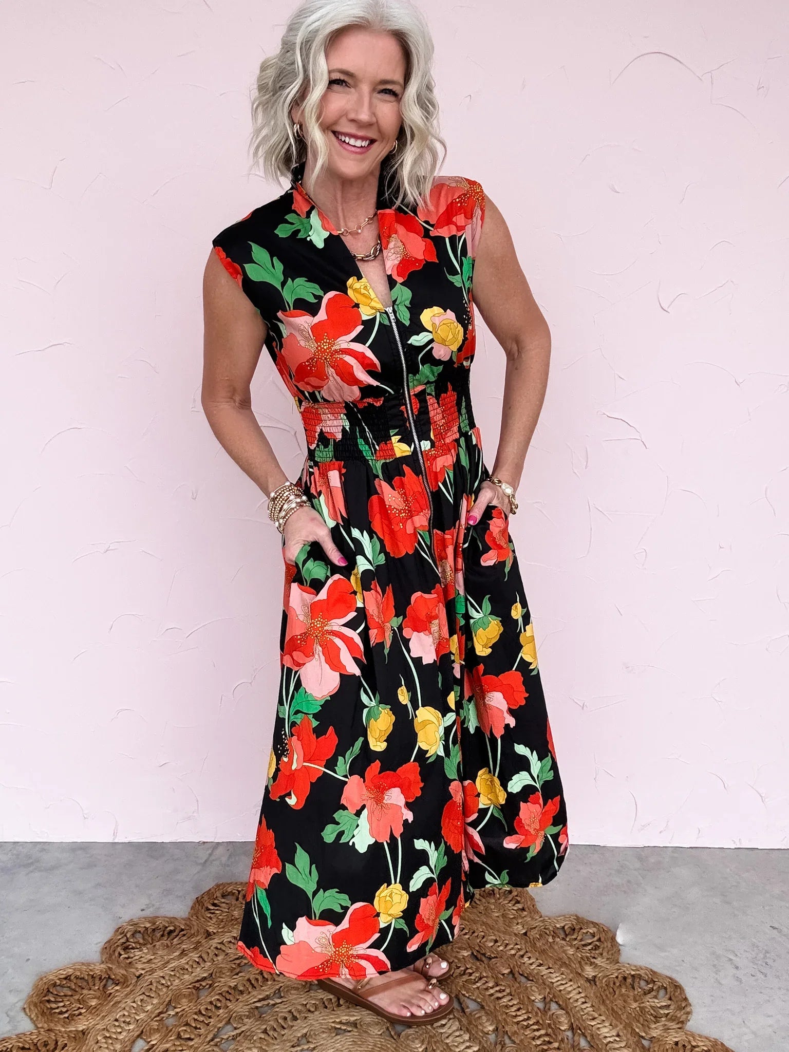 Midnight in Bloom Dress - 30% Off