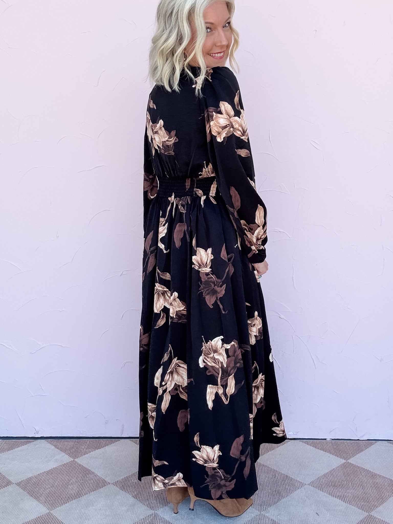 Golden Noir Dress