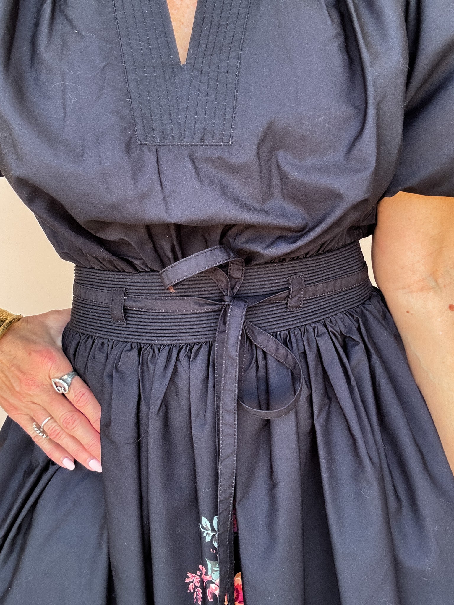 Flora Noir Dress