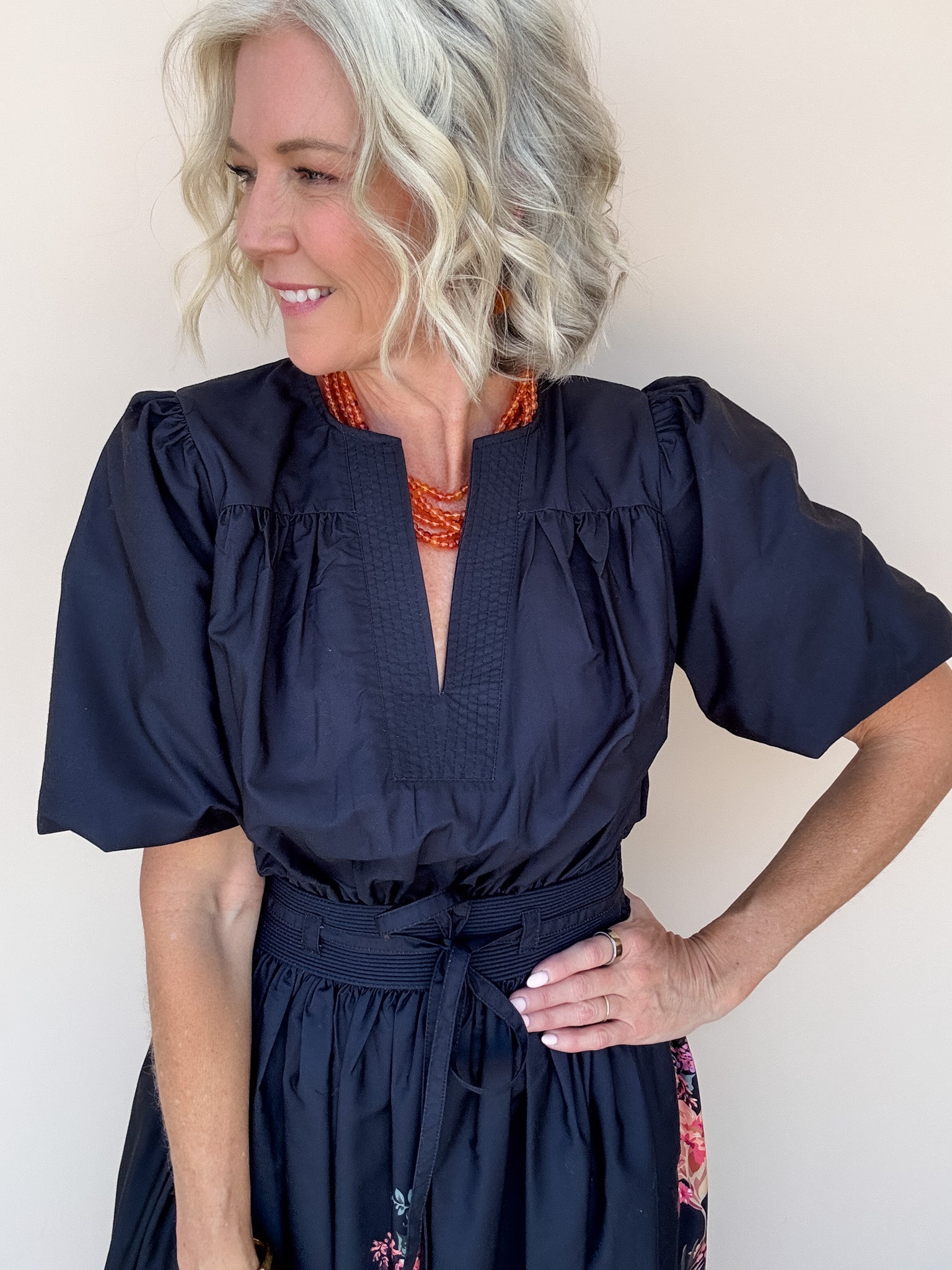 Flora Noir Dress
