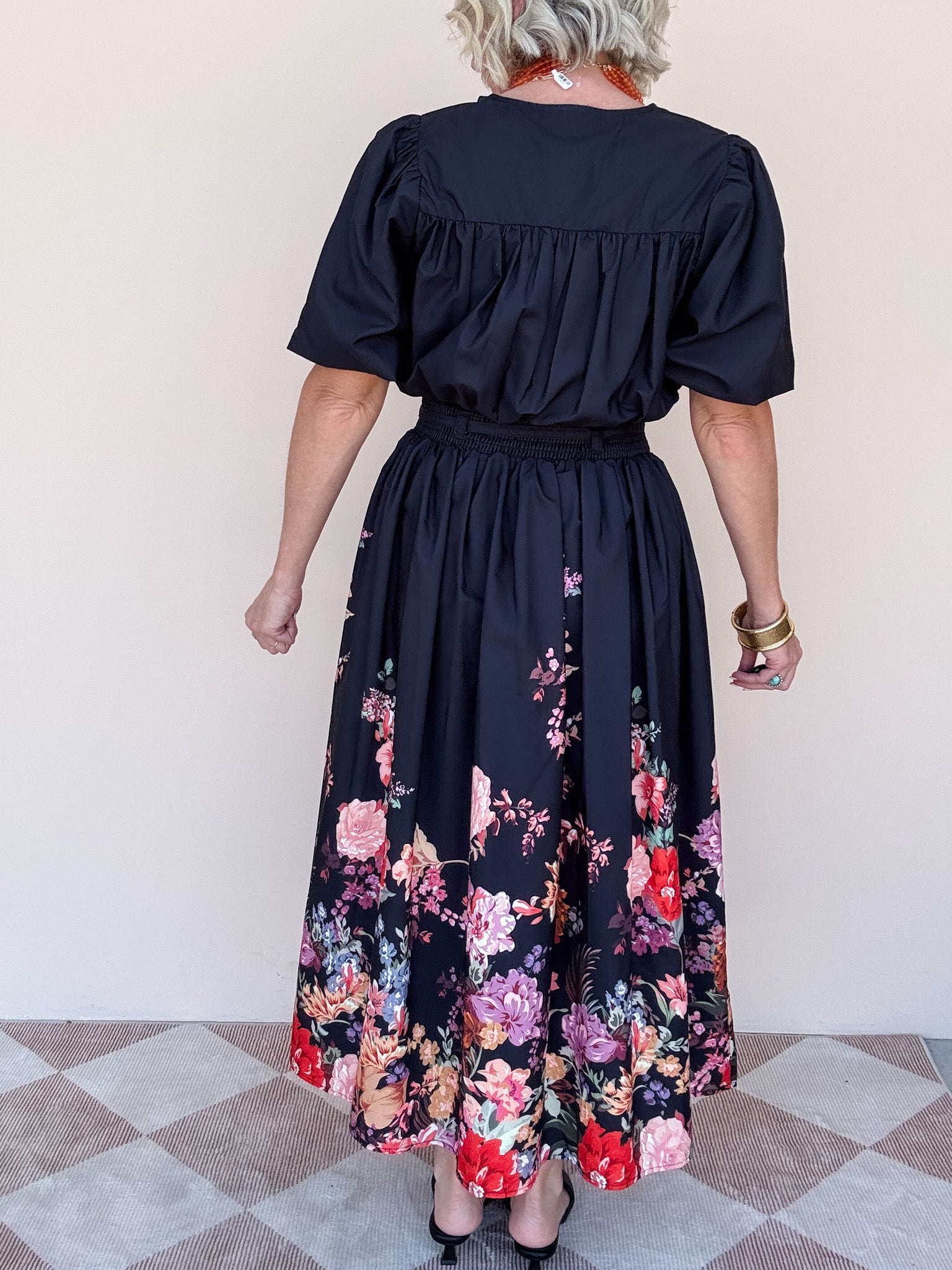 Flora Noir Dress
