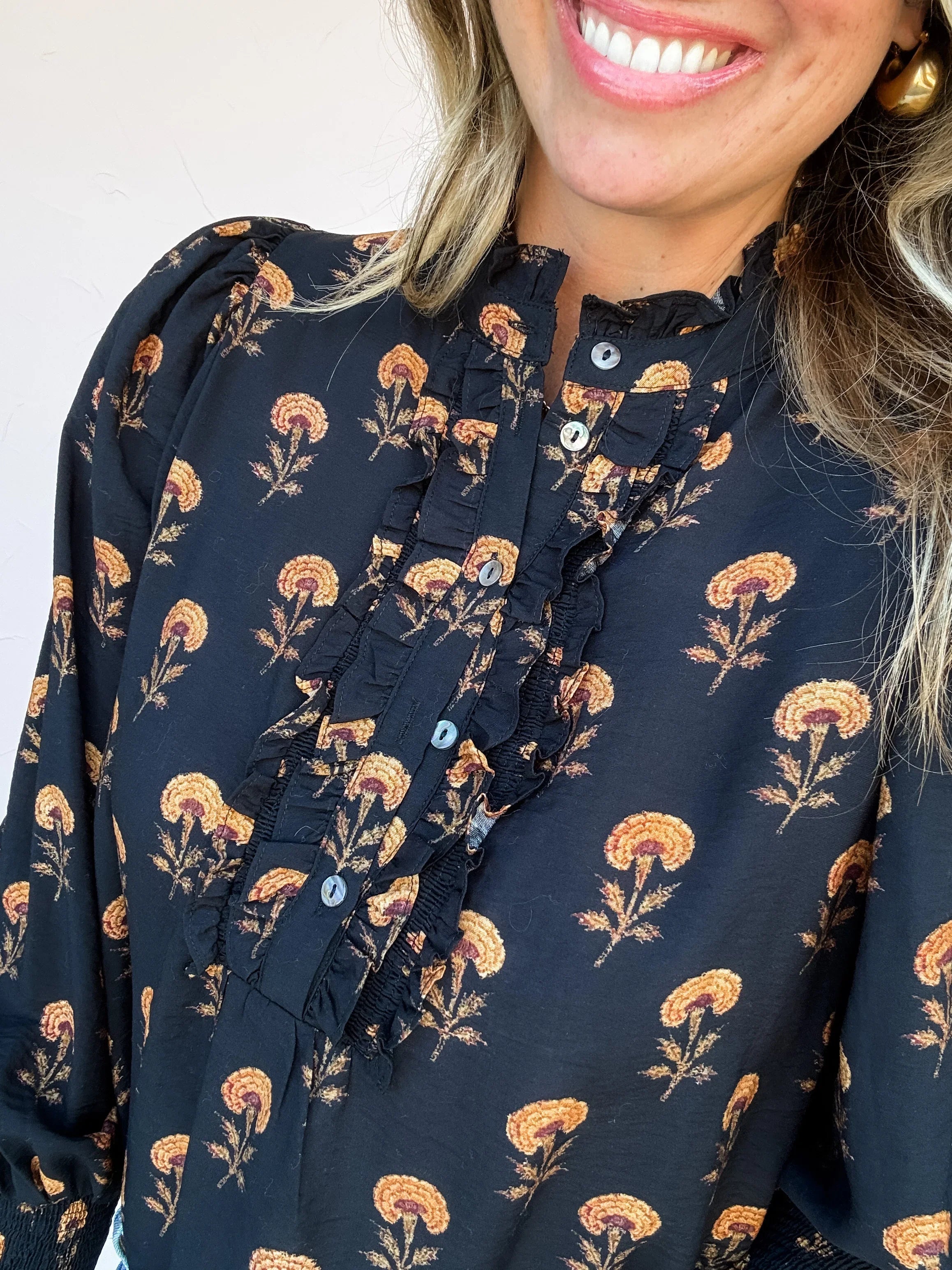 Autumn Verse Top- 30% OFF