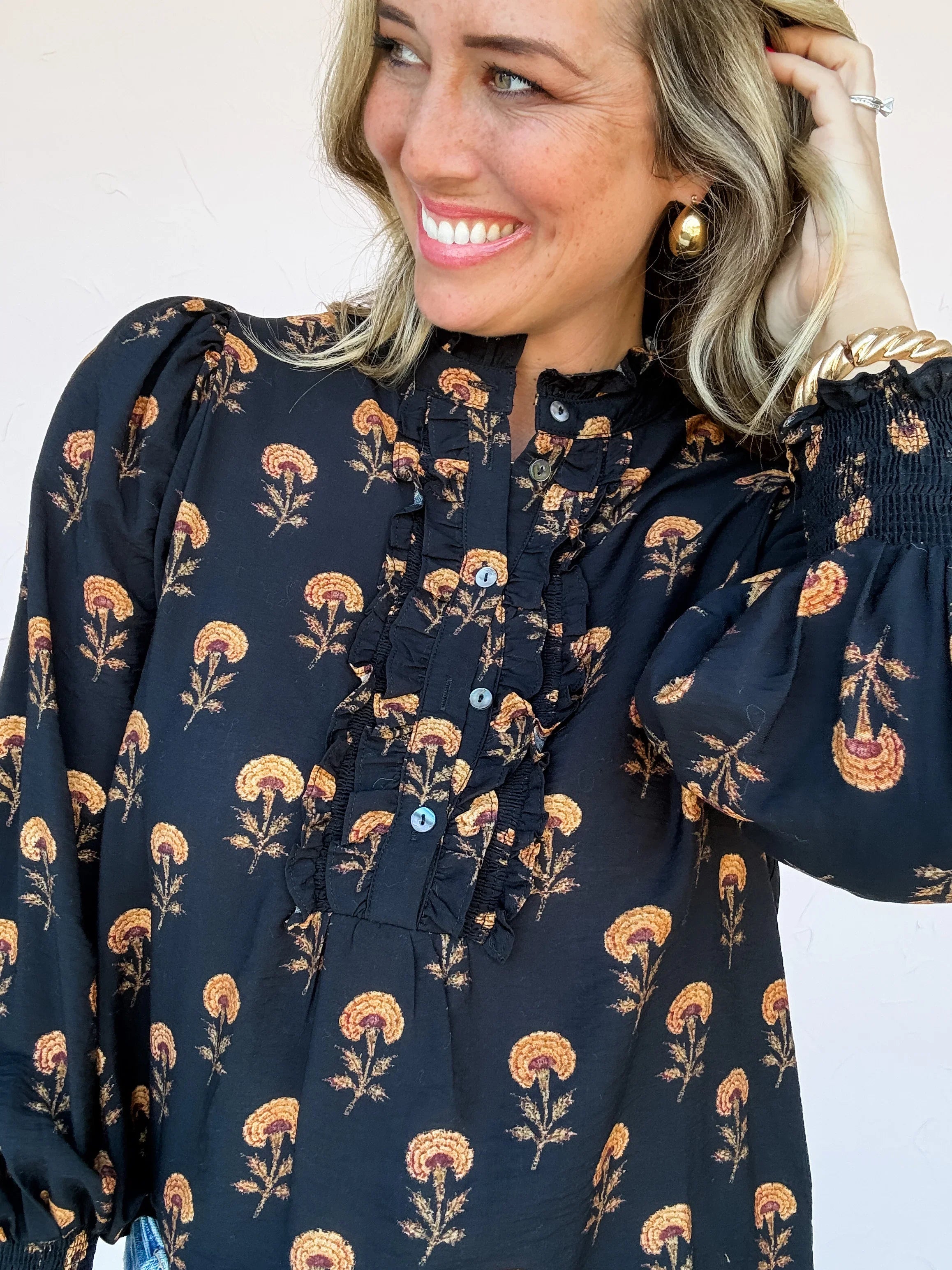 Autumn Verse Top- 30% OFF