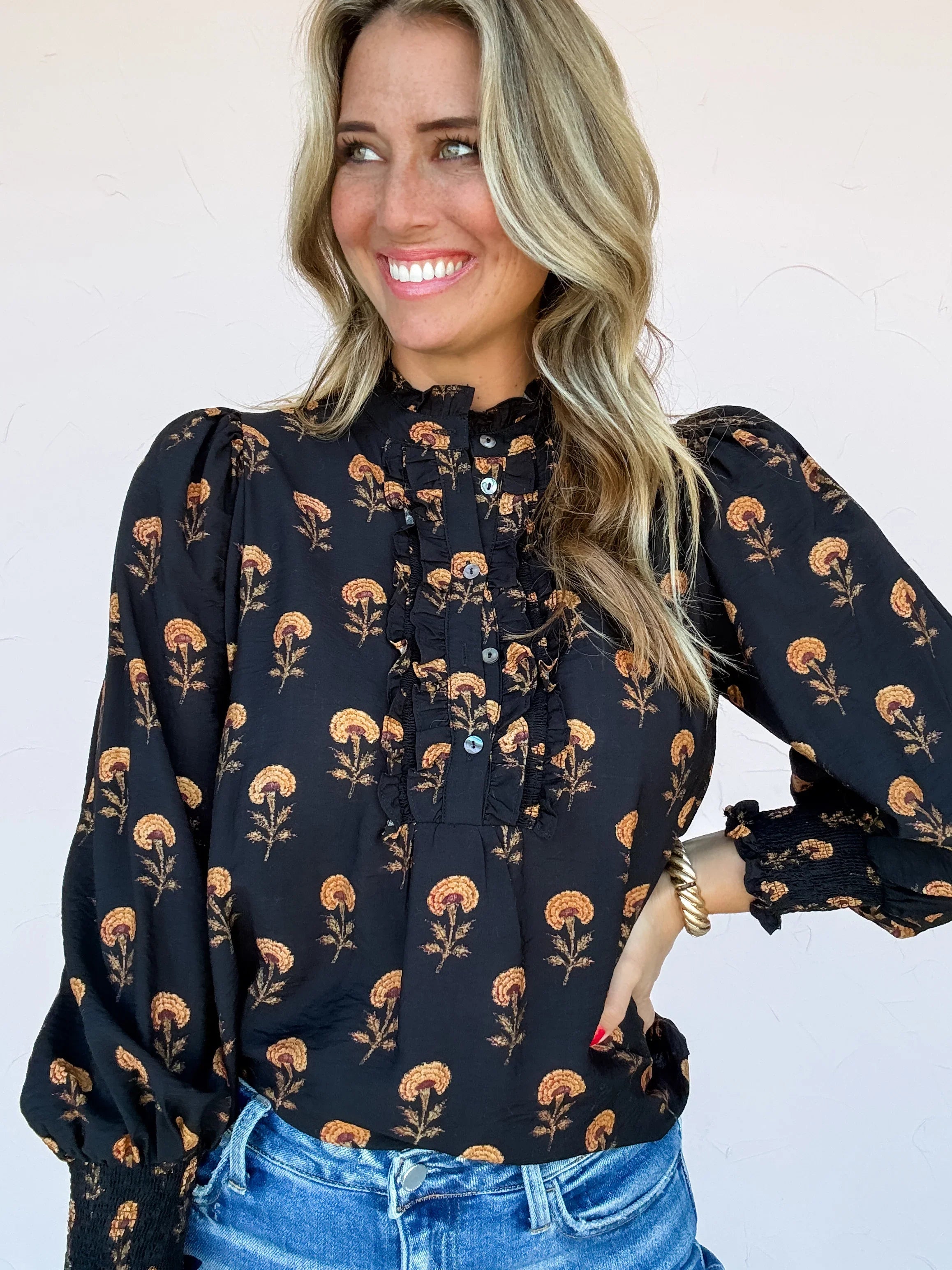 Autumn Verse Top- 30% OFF
