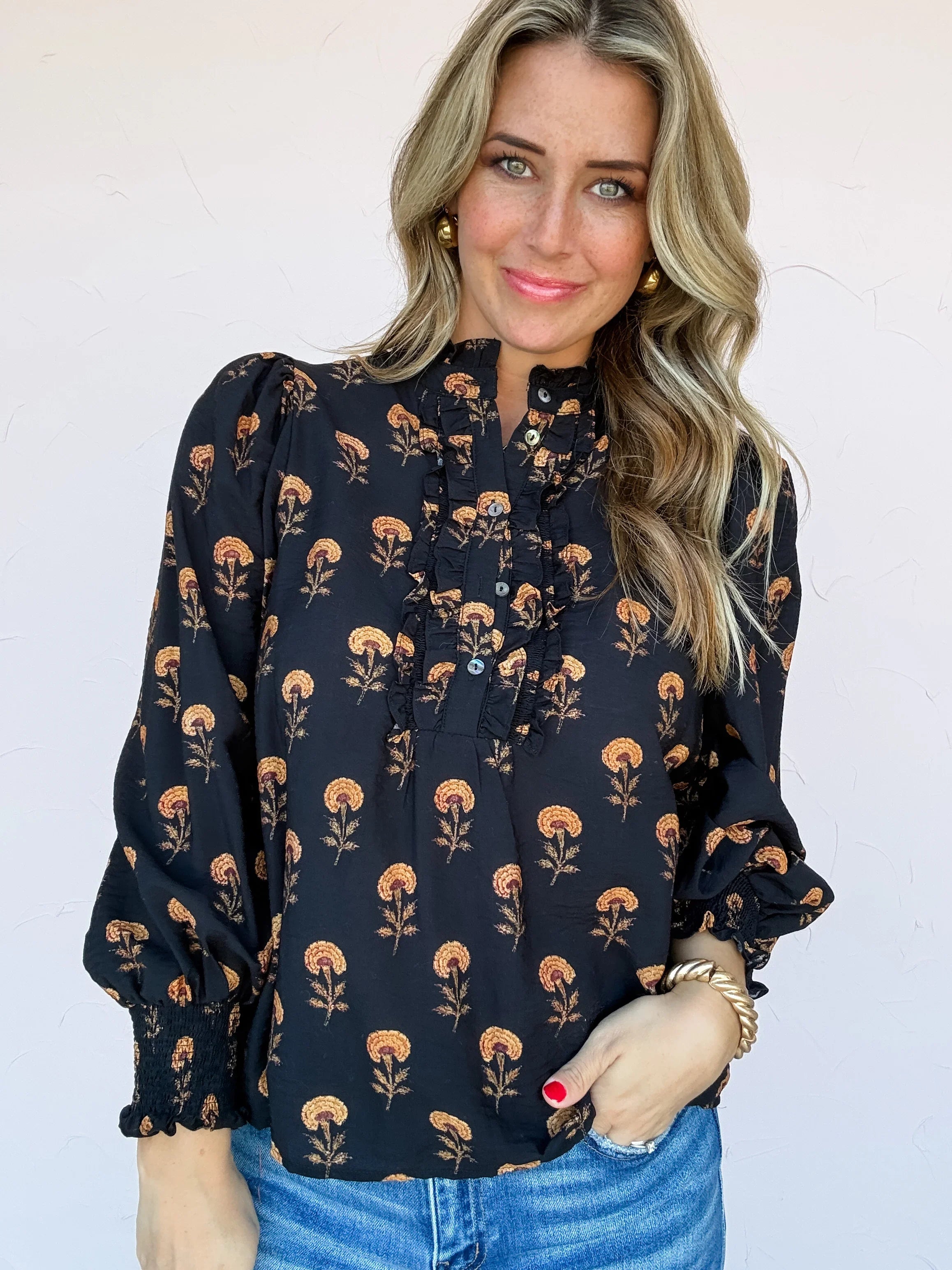 Autumn Verse Top- 30% OFF