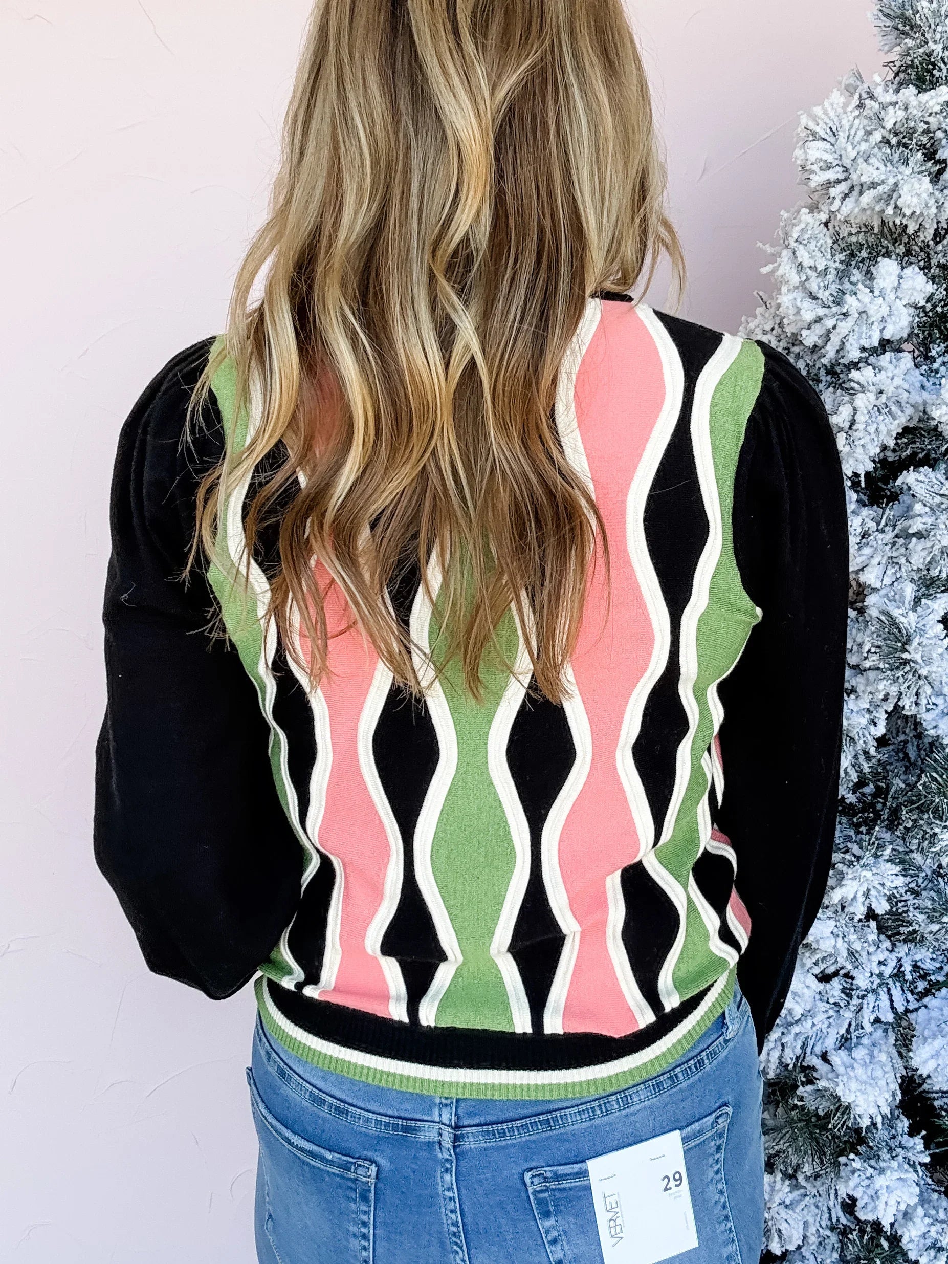 Vivid Wave Sweater