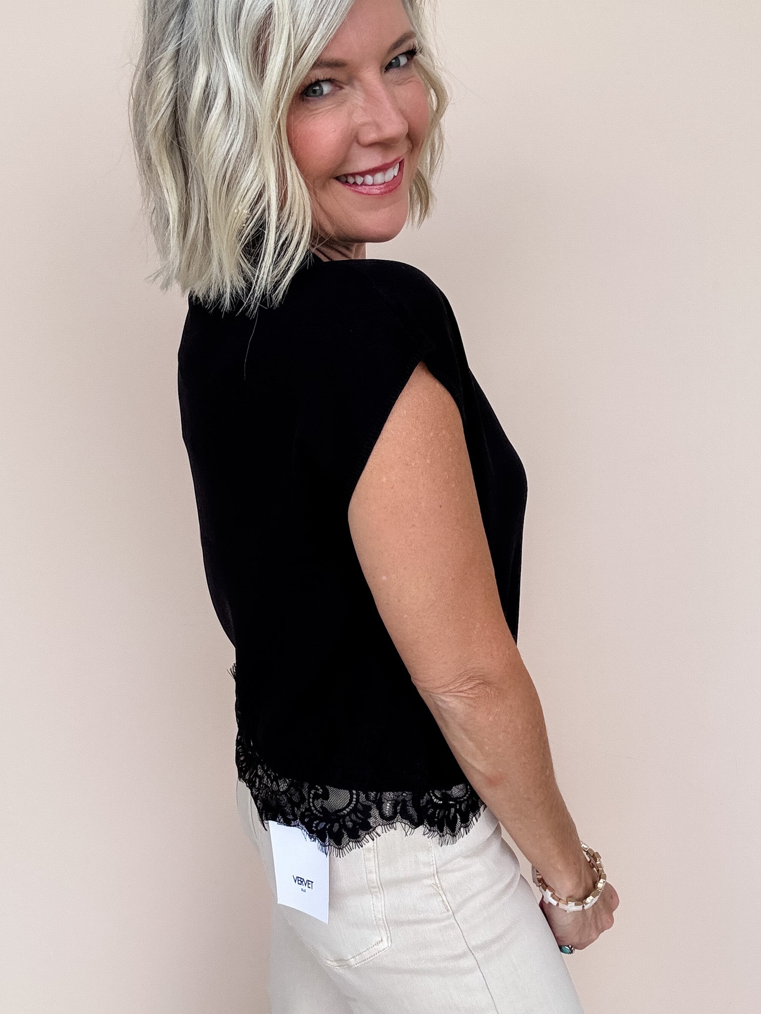 Pretty Edge Top | Black