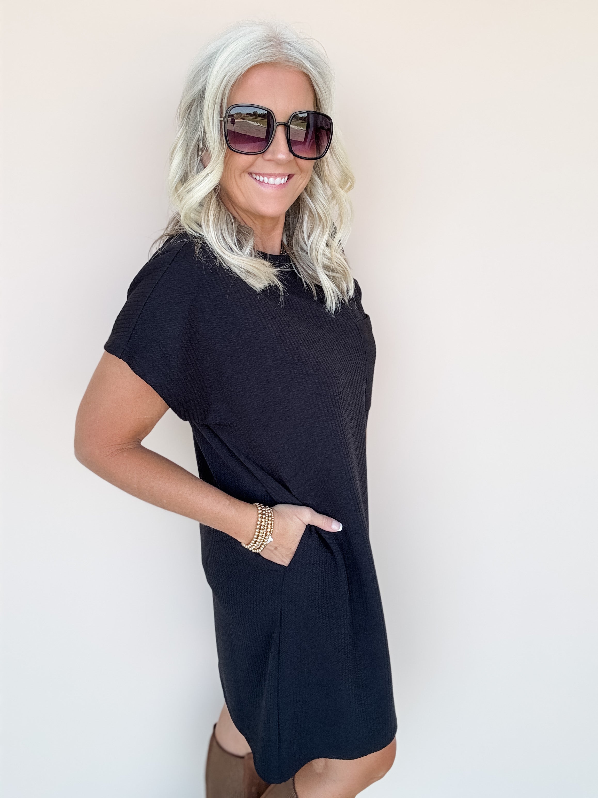 Effortless Edge Mini Dress