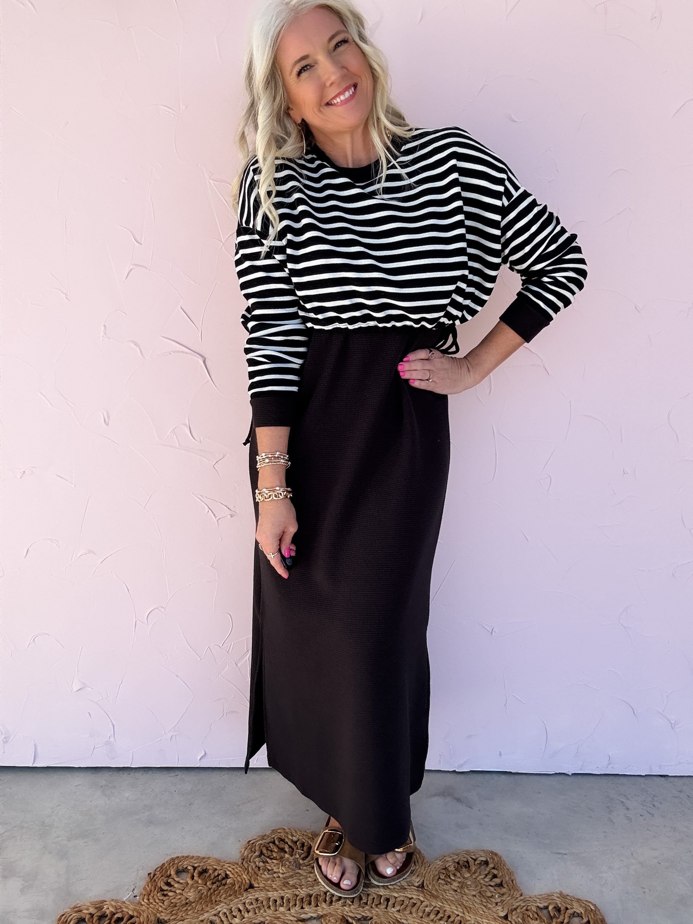 Striped Eclipse Dress