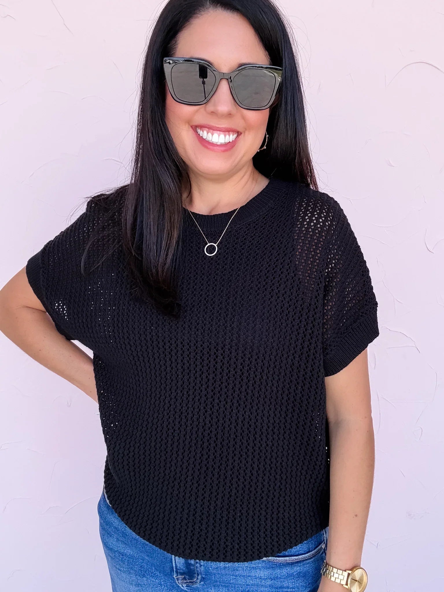 Tuscan Midnight Knit Top - 30% OFF