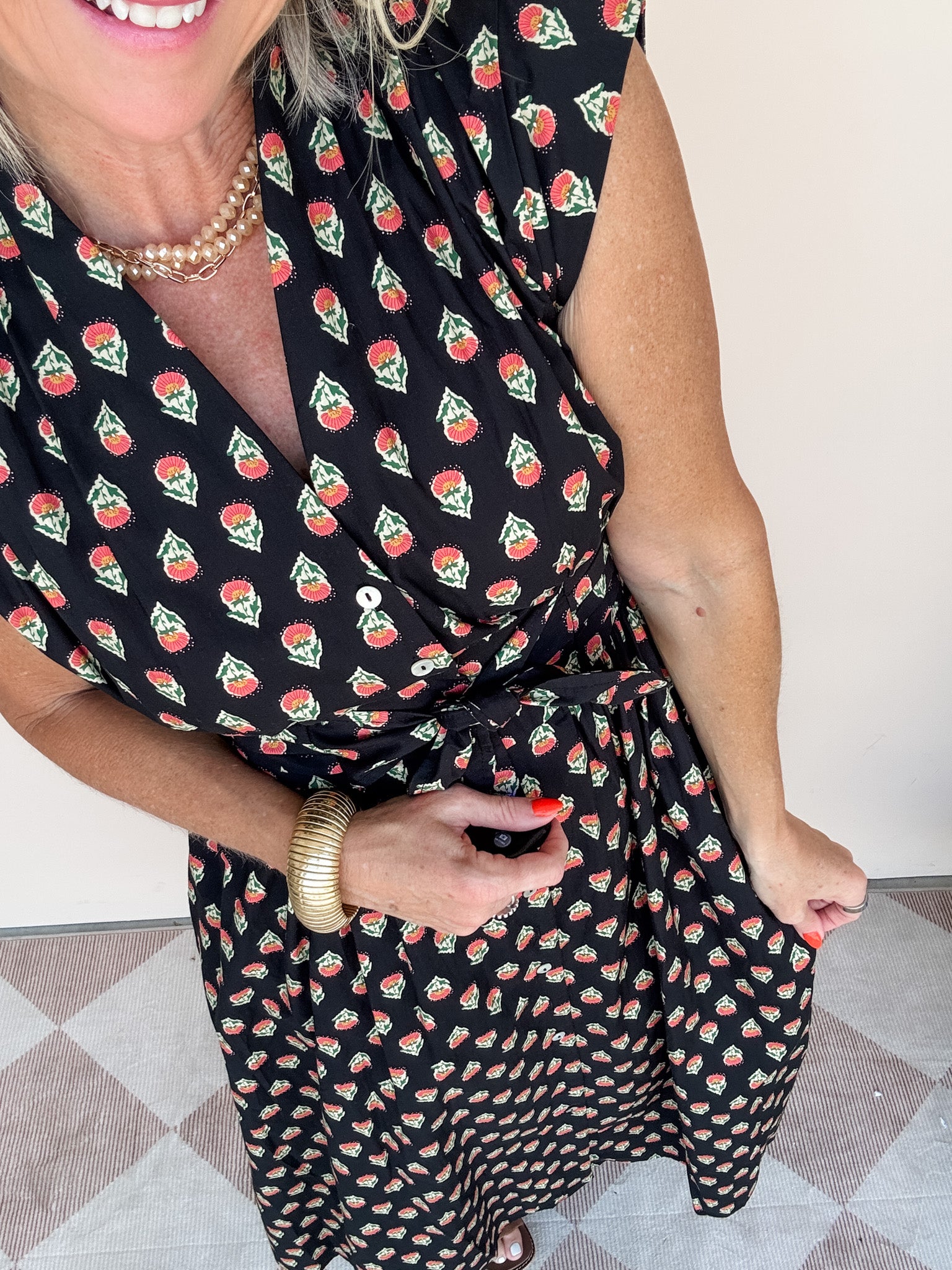Sonoma Tie Dress | Black