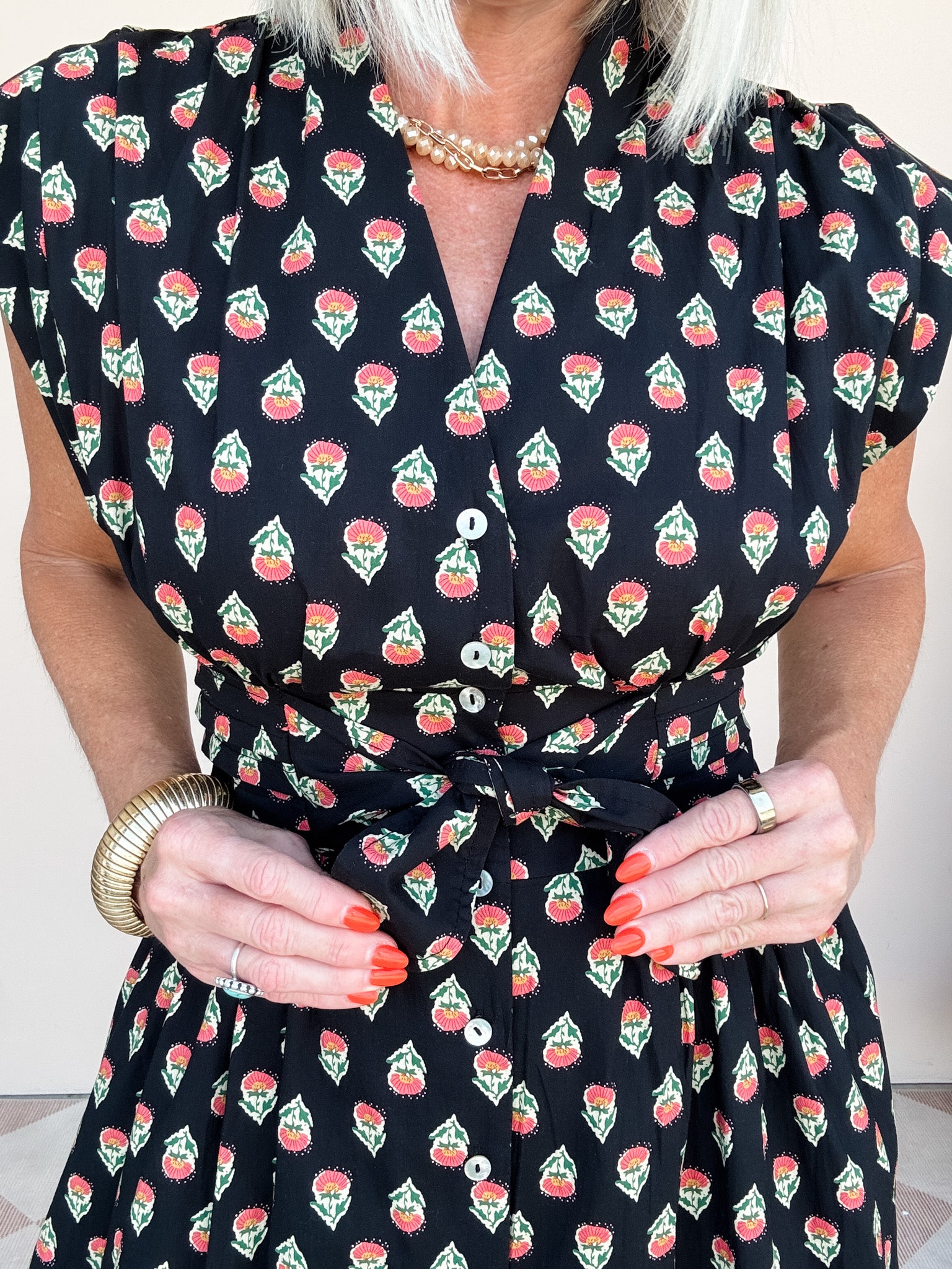 Sonoma Tie Dress | Black