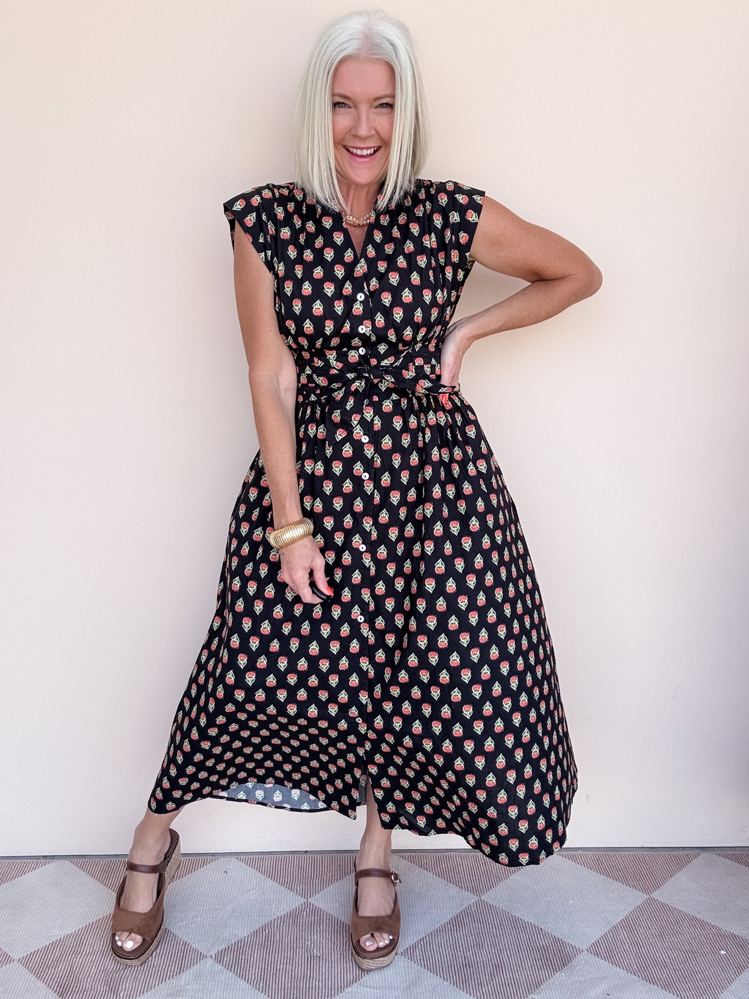 Sonoma Tie Dress | Black