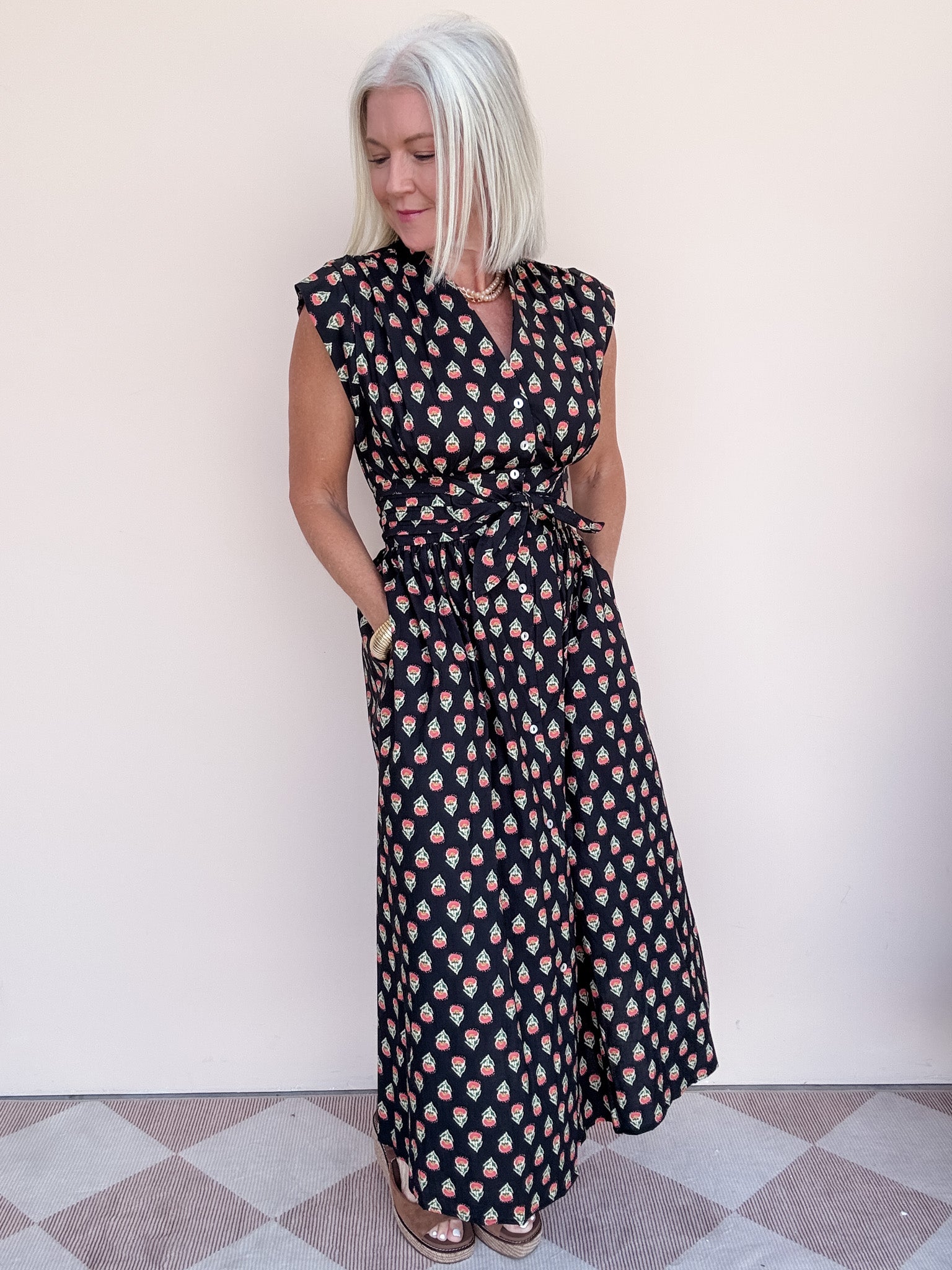 Sonoma Tie Dress | Black
