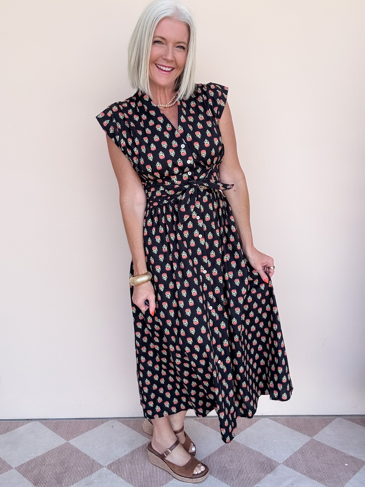 Sonoma Tie Dress | Black