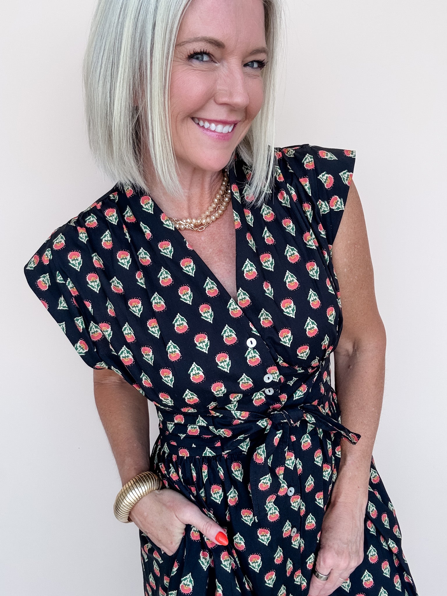 Sonoma Tie Dress | Black