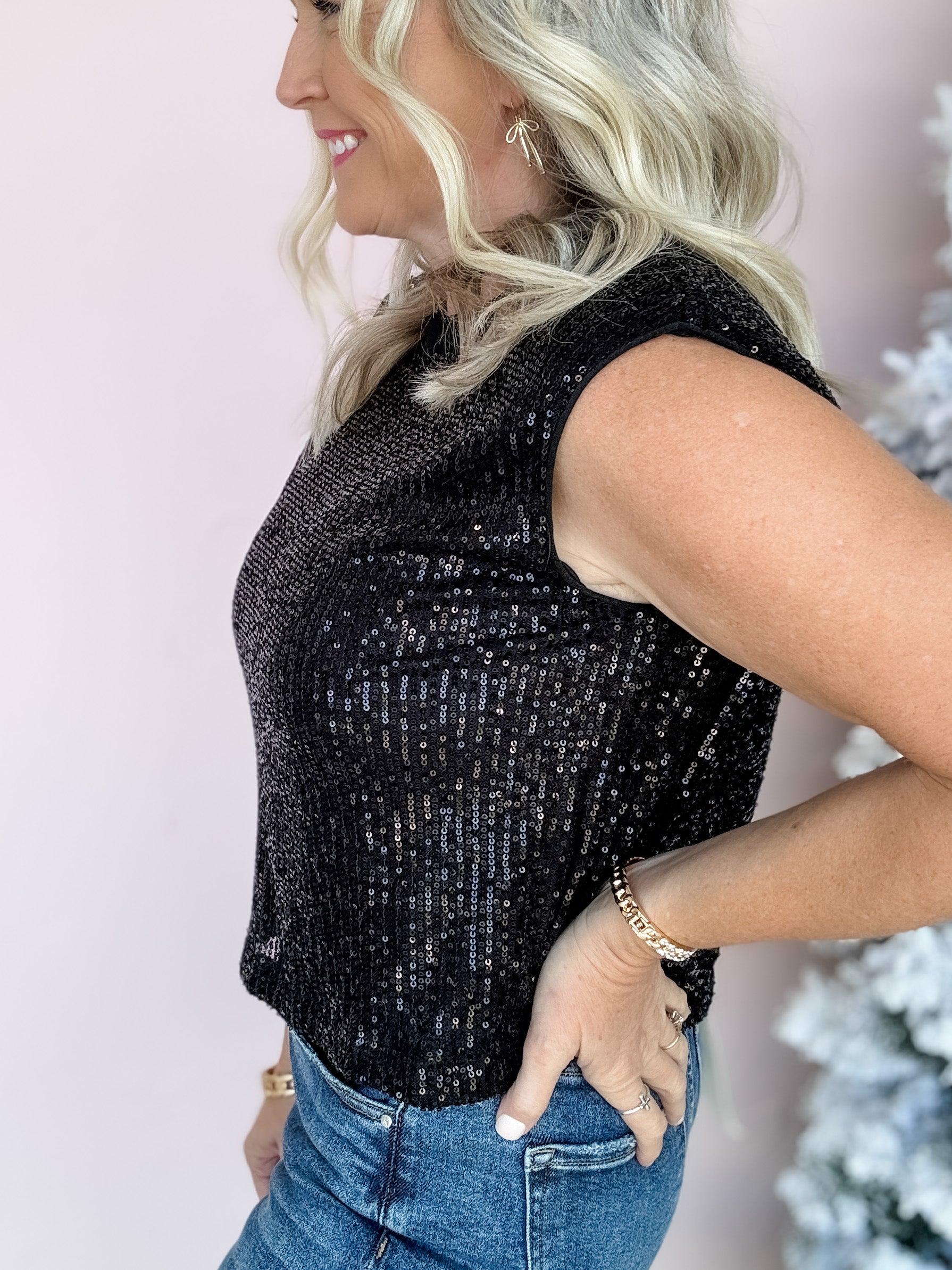 Night Skies Shimmer Top