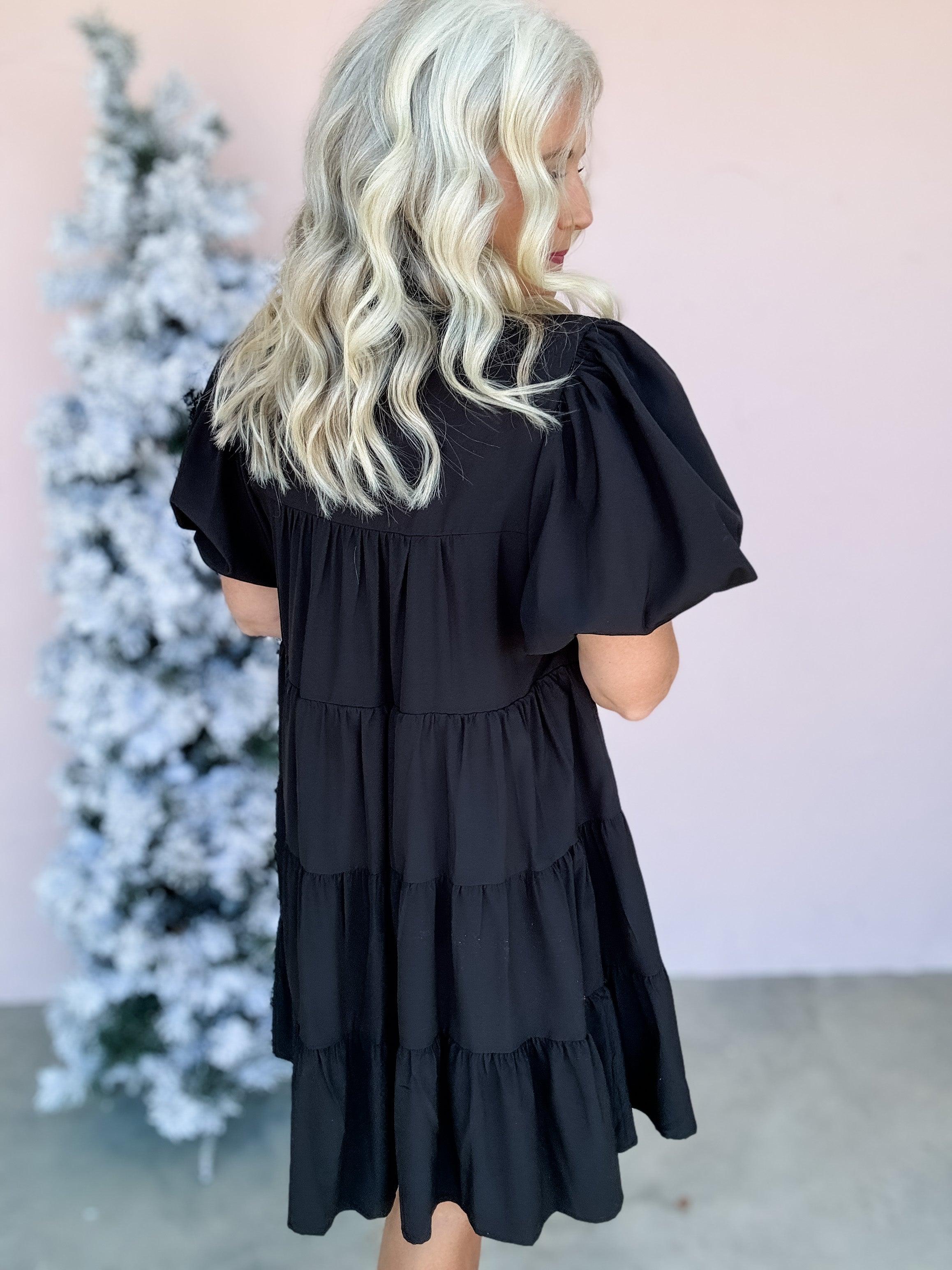 Silent Night Tiered Dress