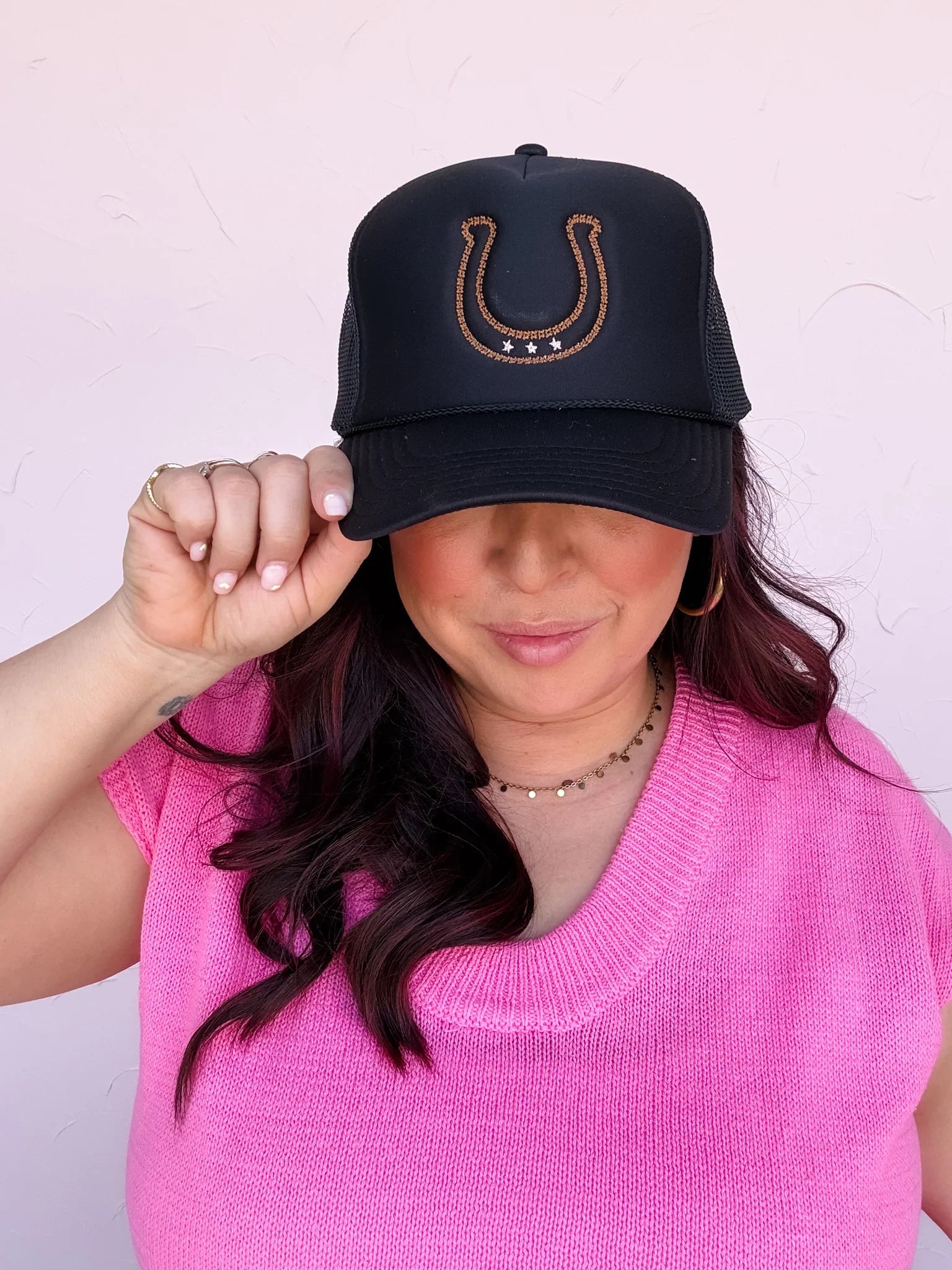 Lucky Horseshoe Trucker Hat