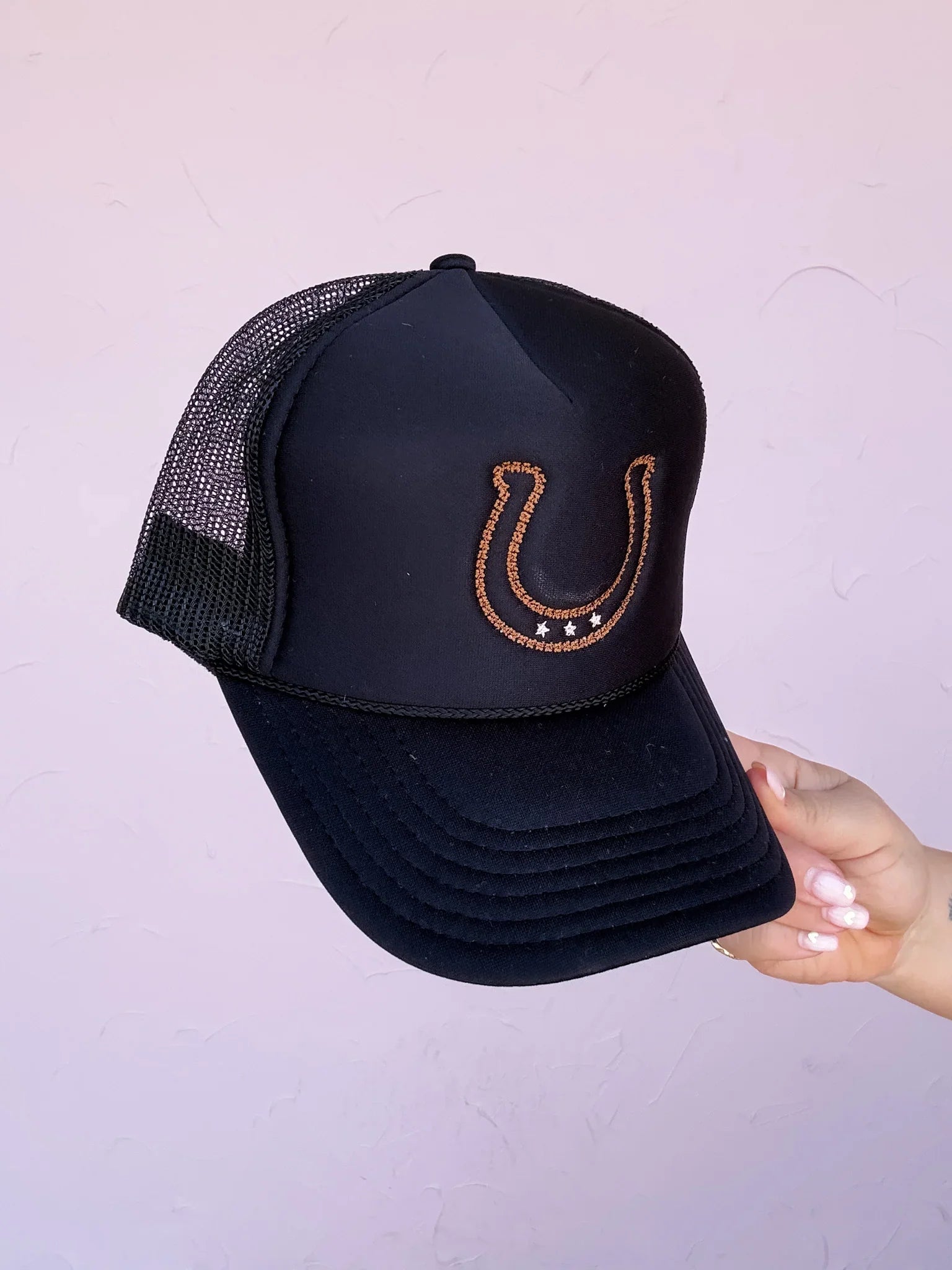 Lucky Horseshoe Trucker Hat