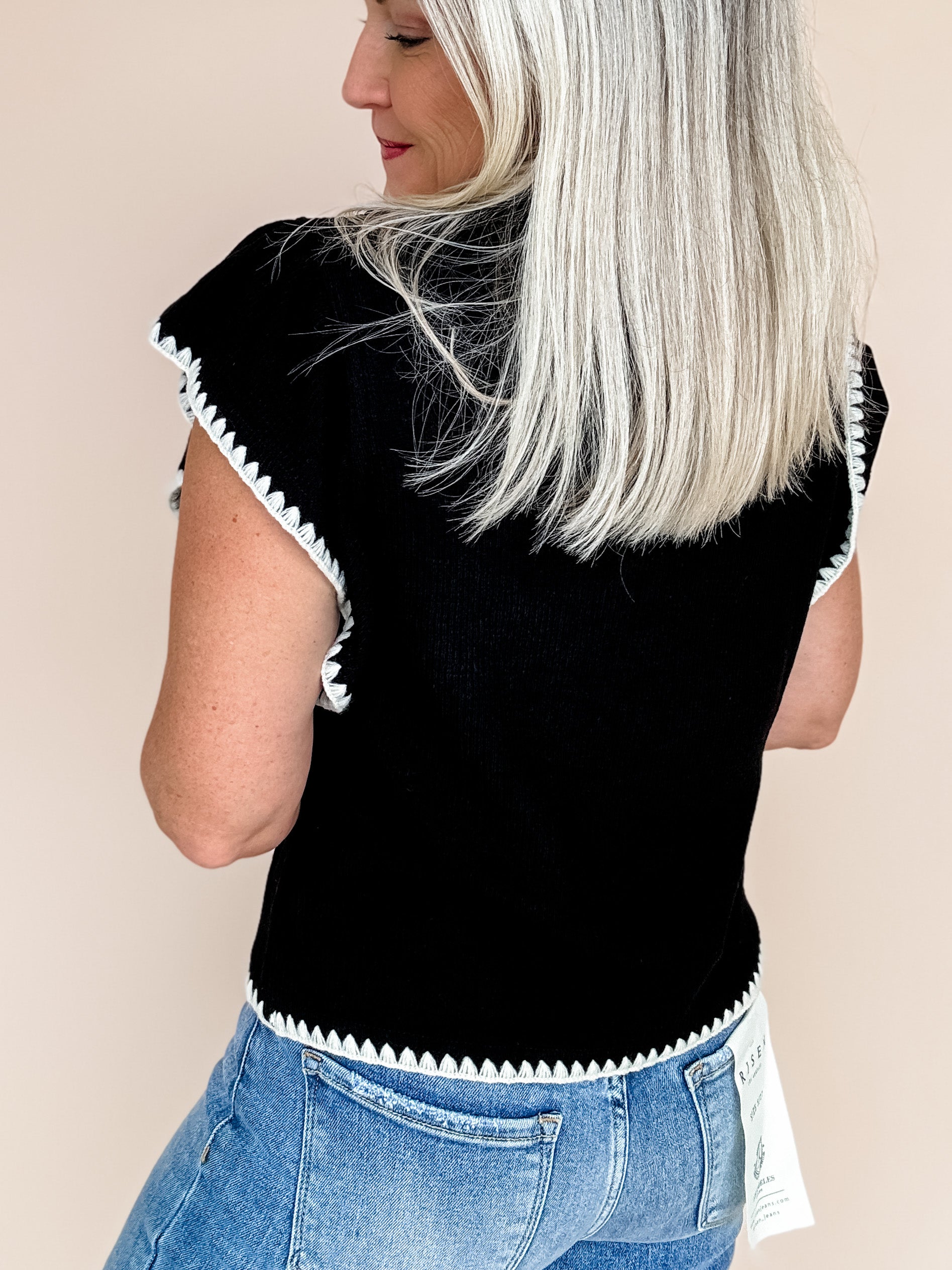 Cascade Stitch Sweater Top