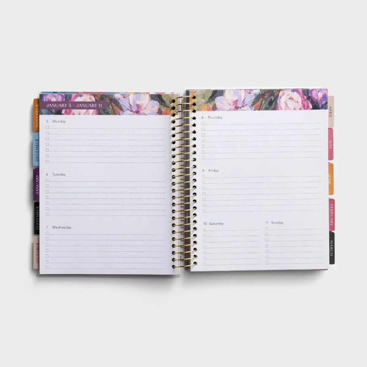 Never Stop Blooming 2025-2026 18 Month Planner