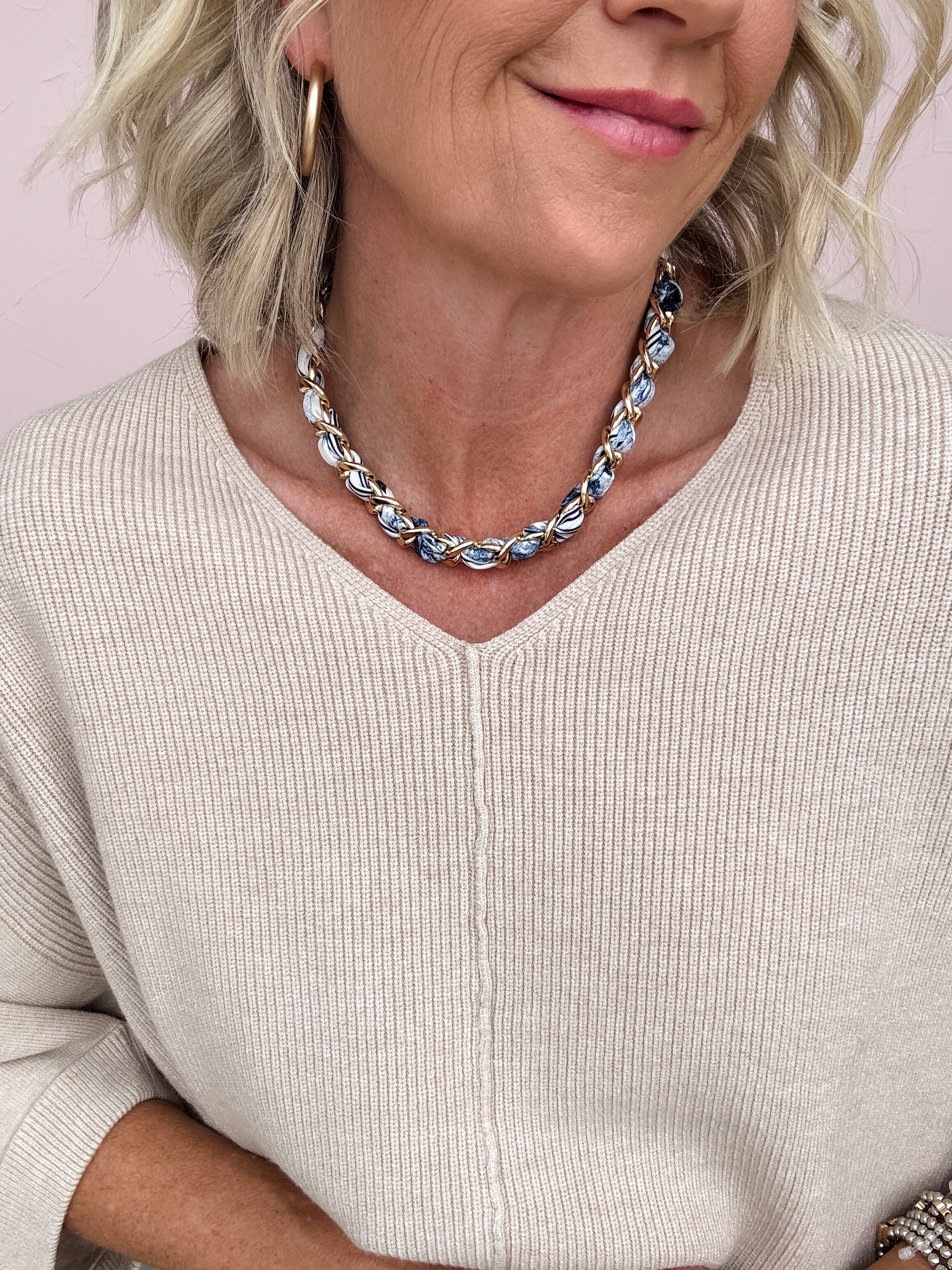 The Sloane Necklace | Blue