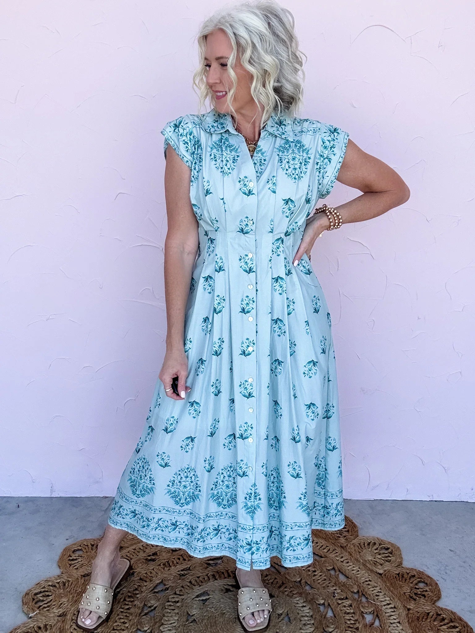 Frio River Floral Dress