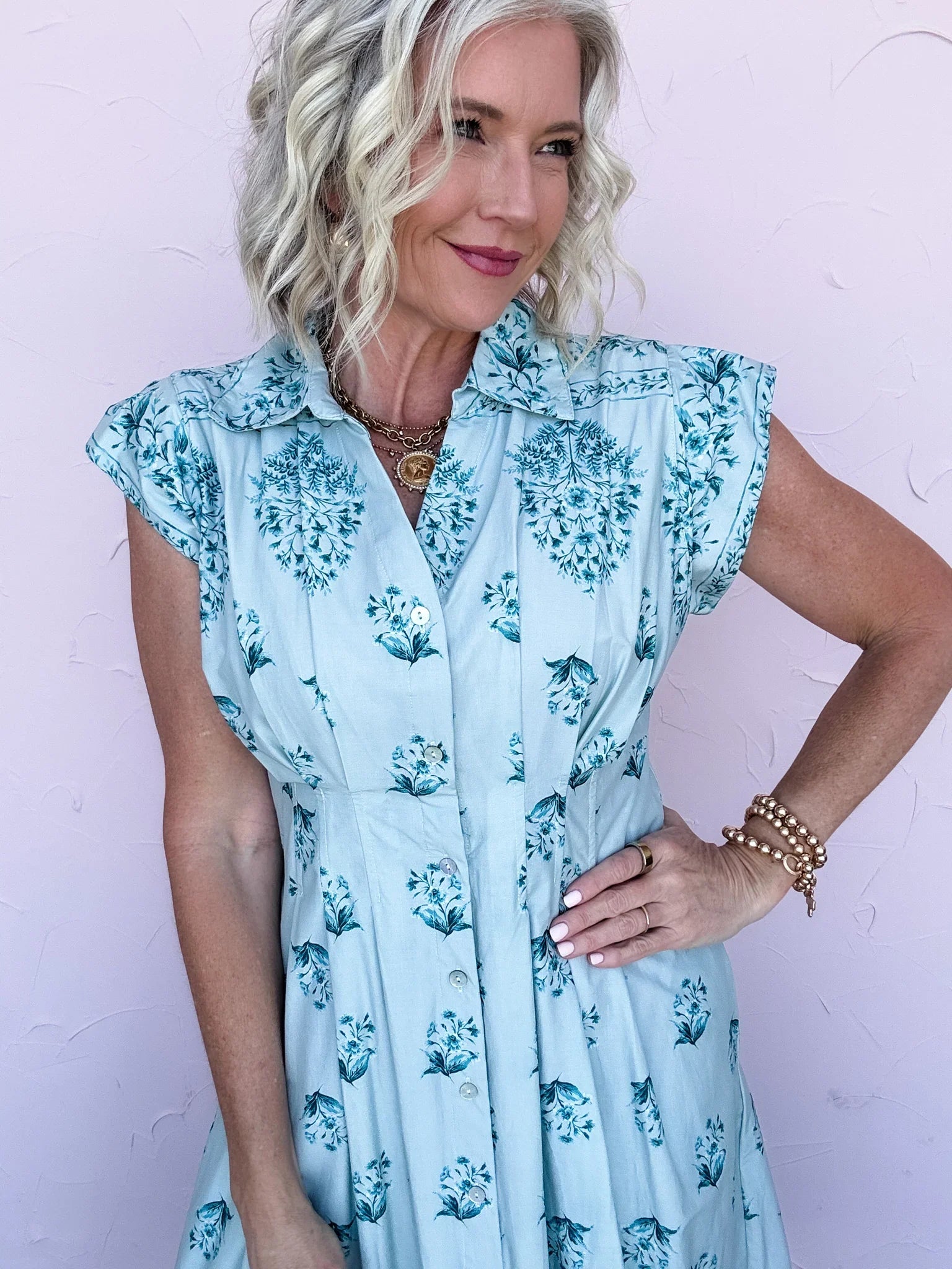 Frio River Floral Dress