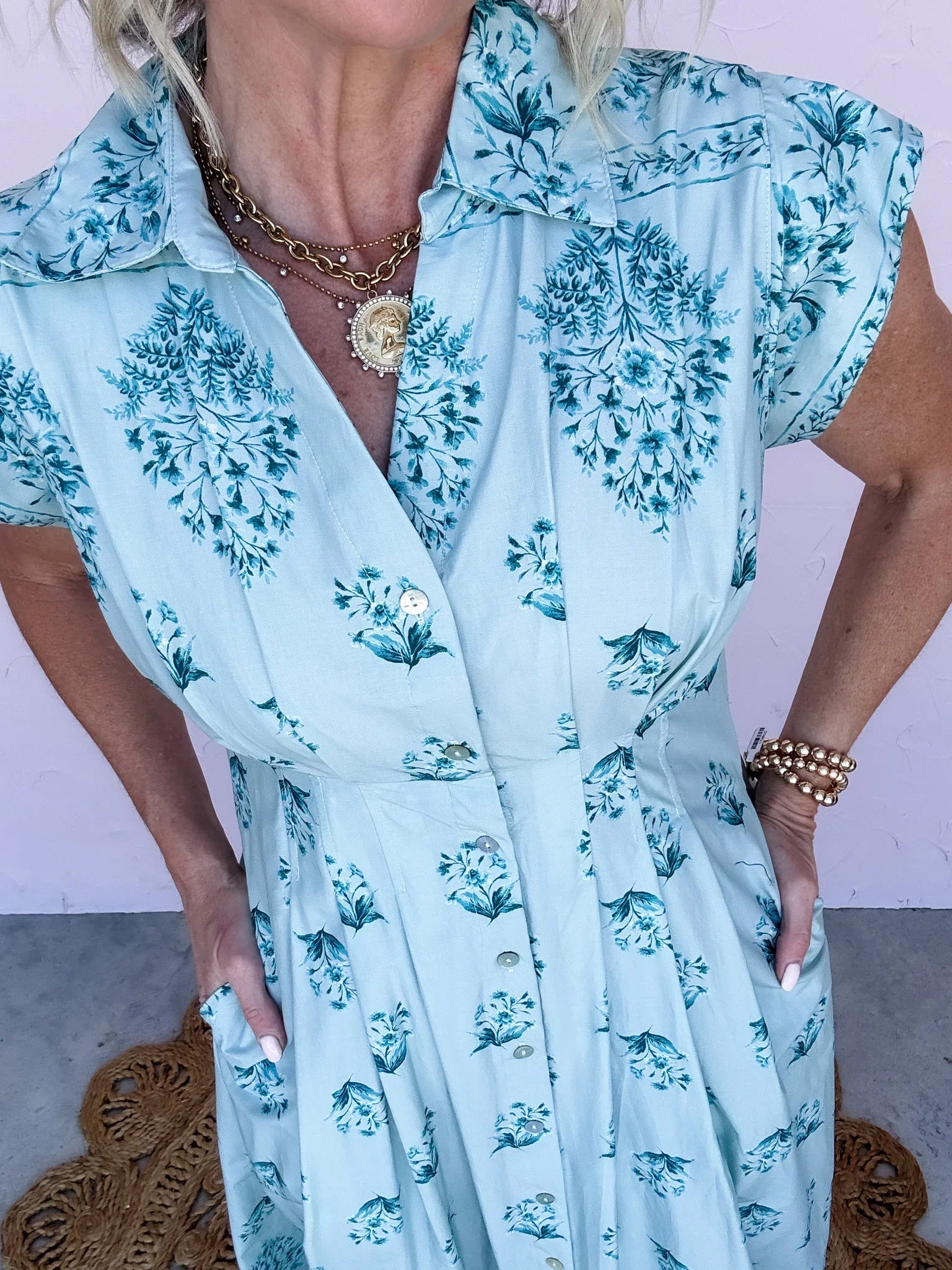 Frio River Floral Dress