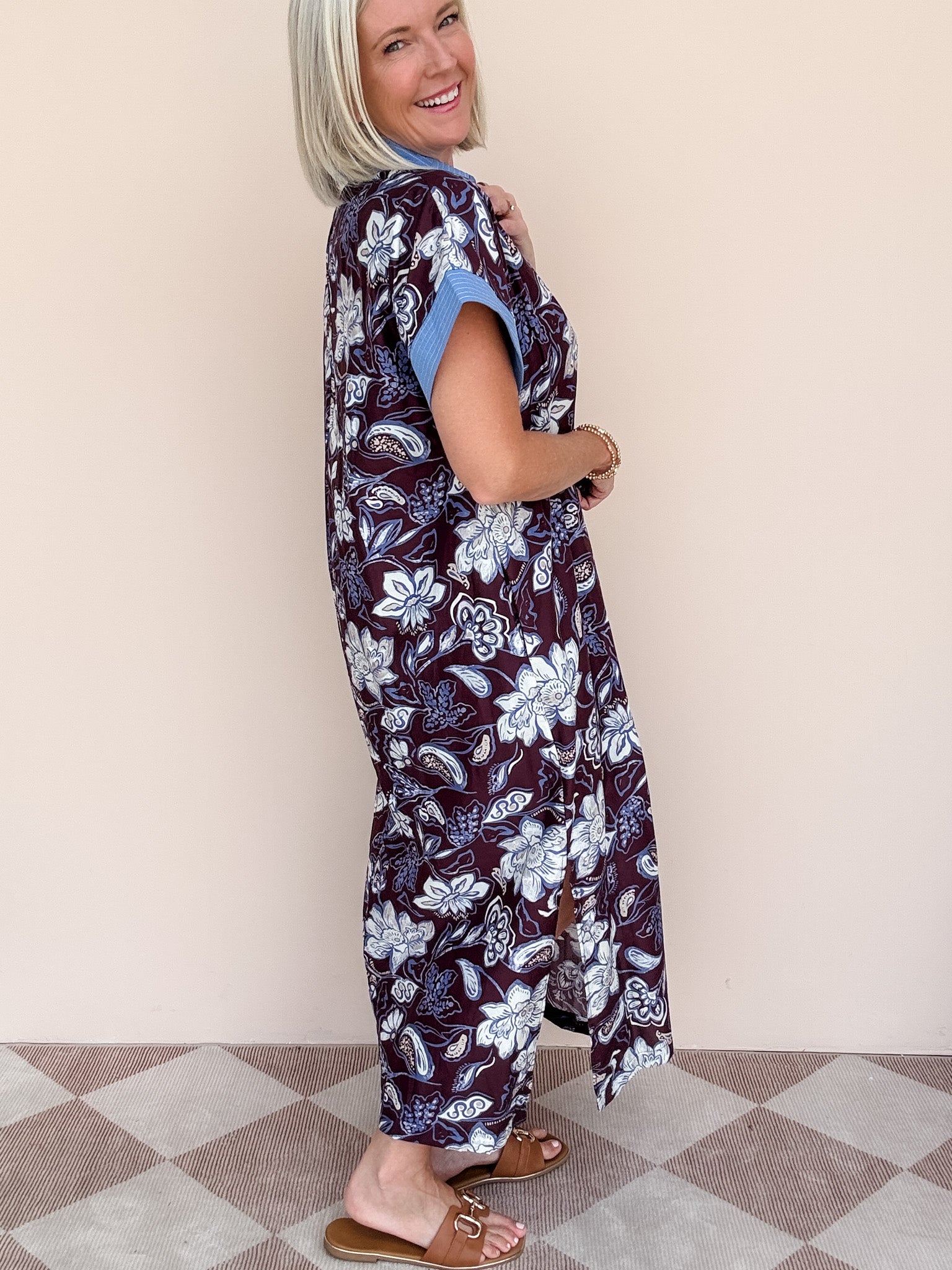 Rose Royale Dress | Eggplant
