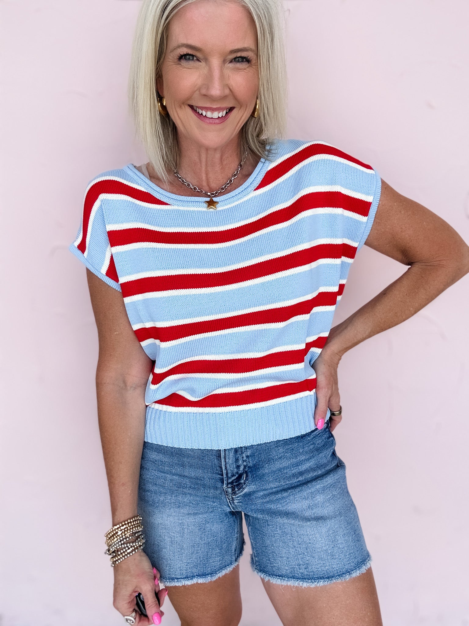 Freedom Coast Knit Top