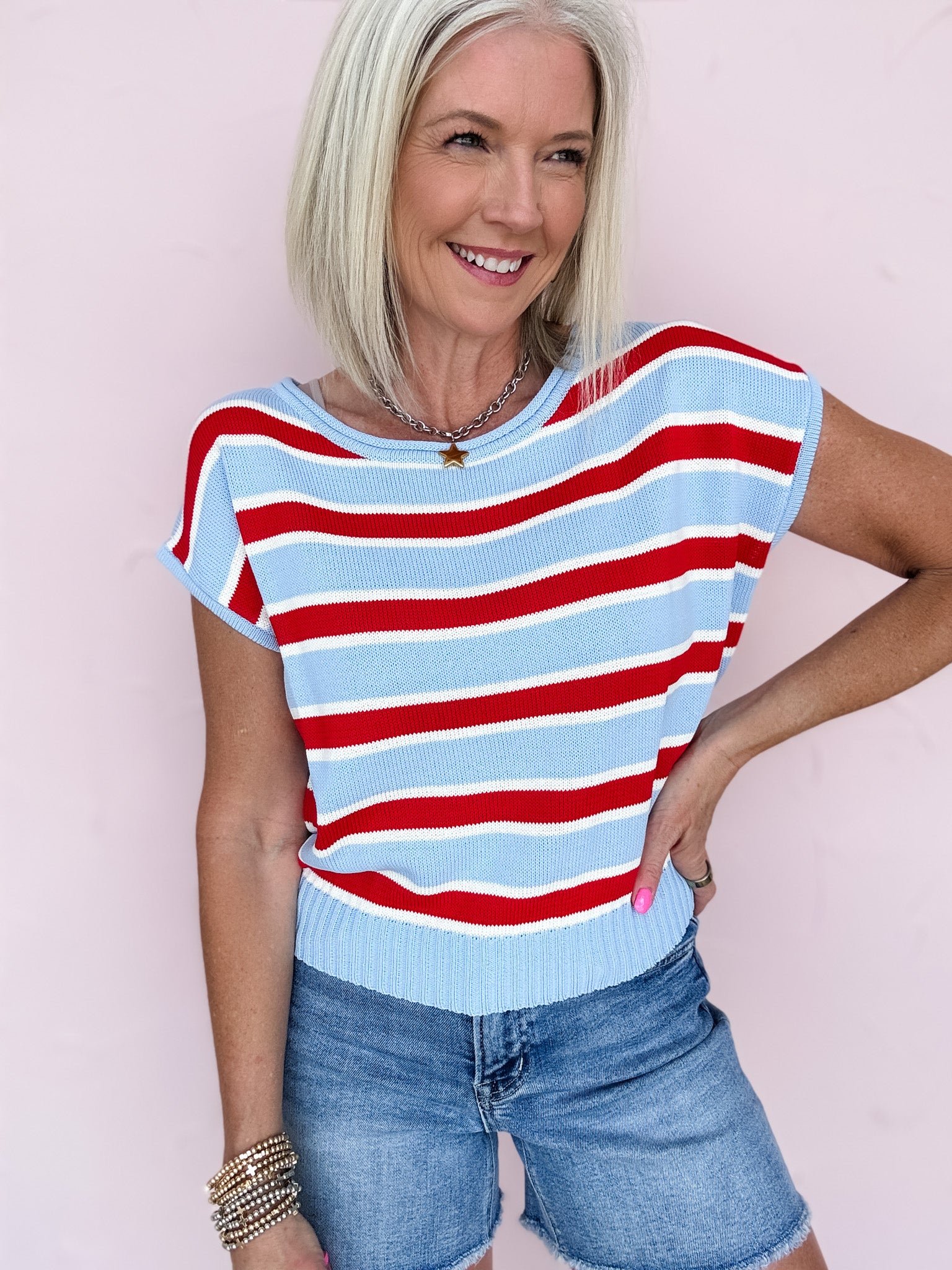 Freedom Coast Knit Top