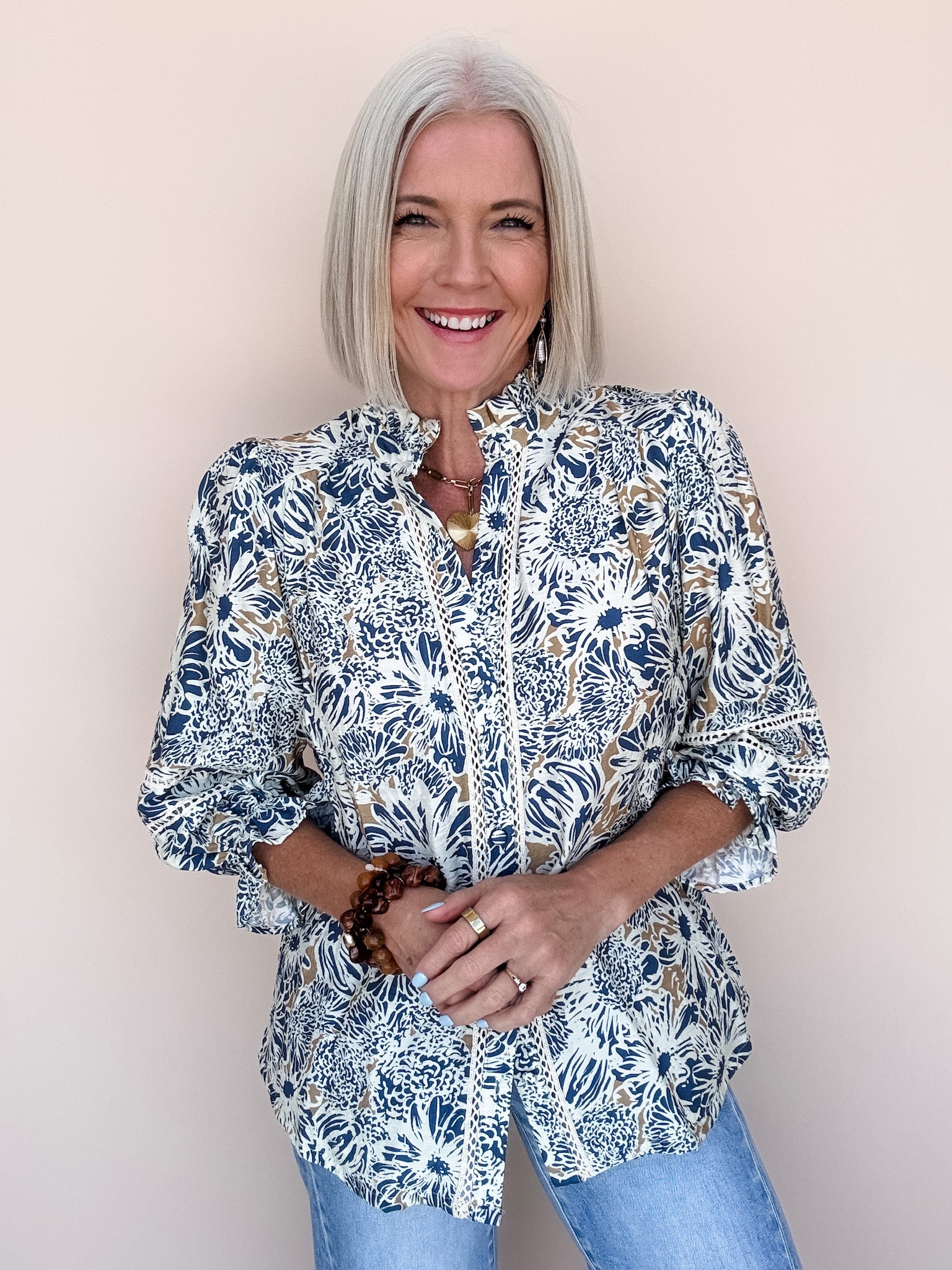 Driftwood Blue Top