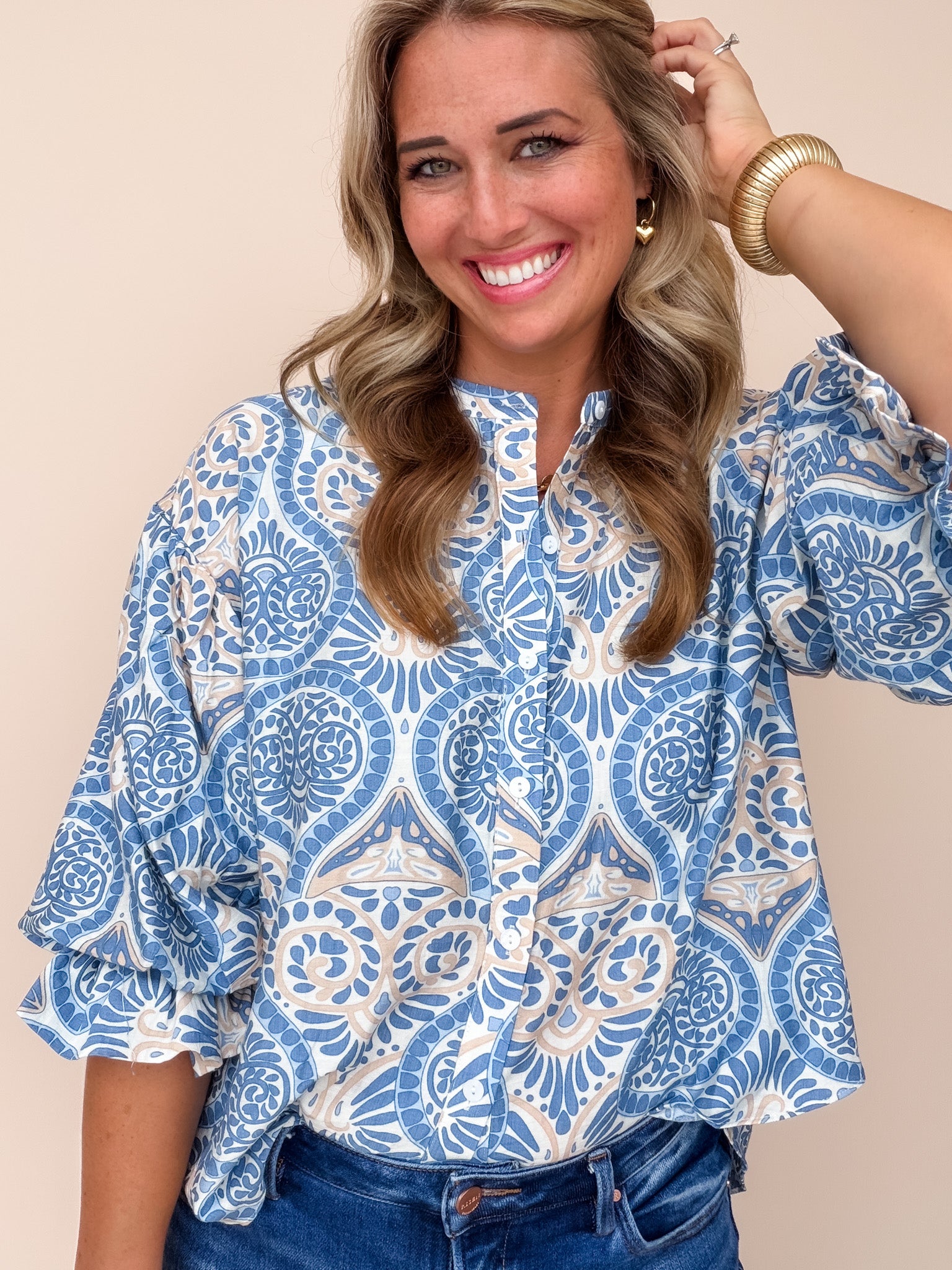 Portofino Paisley Top