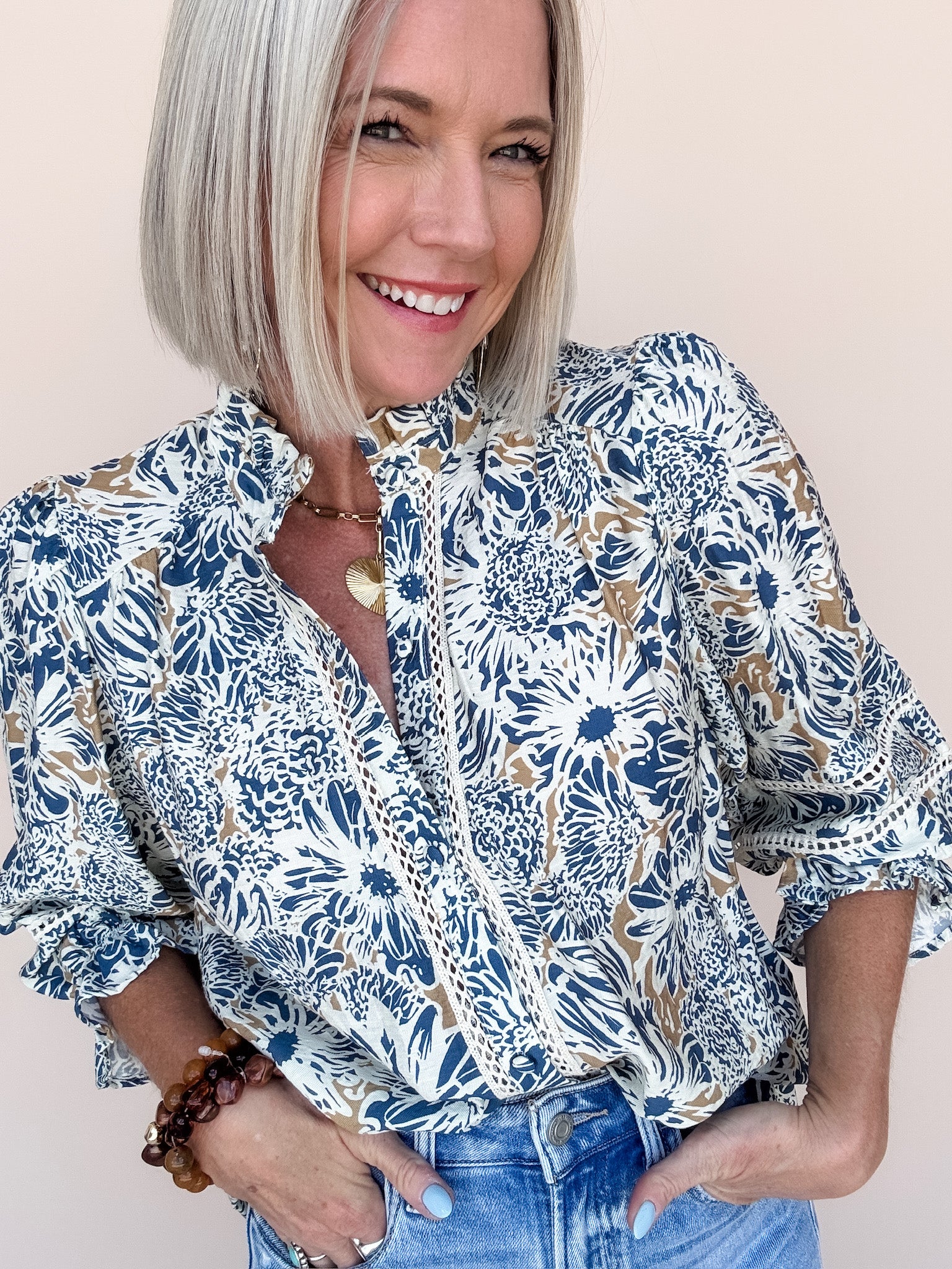 Driftwood Blue Top
