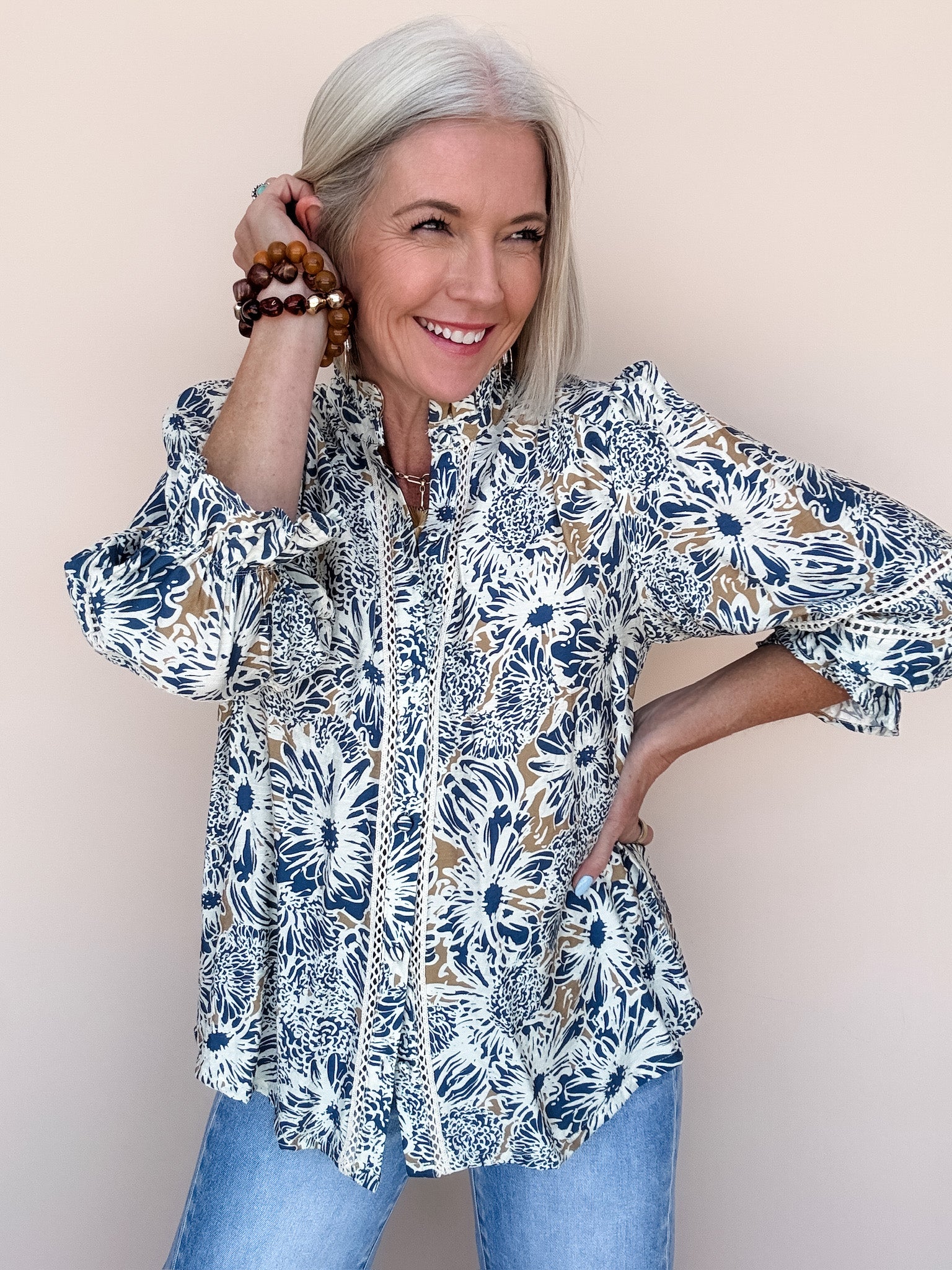 Driftwood Blue Top