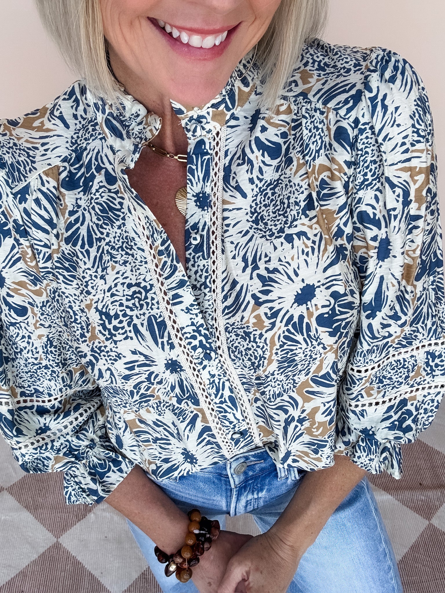 Driftwood Blue Top