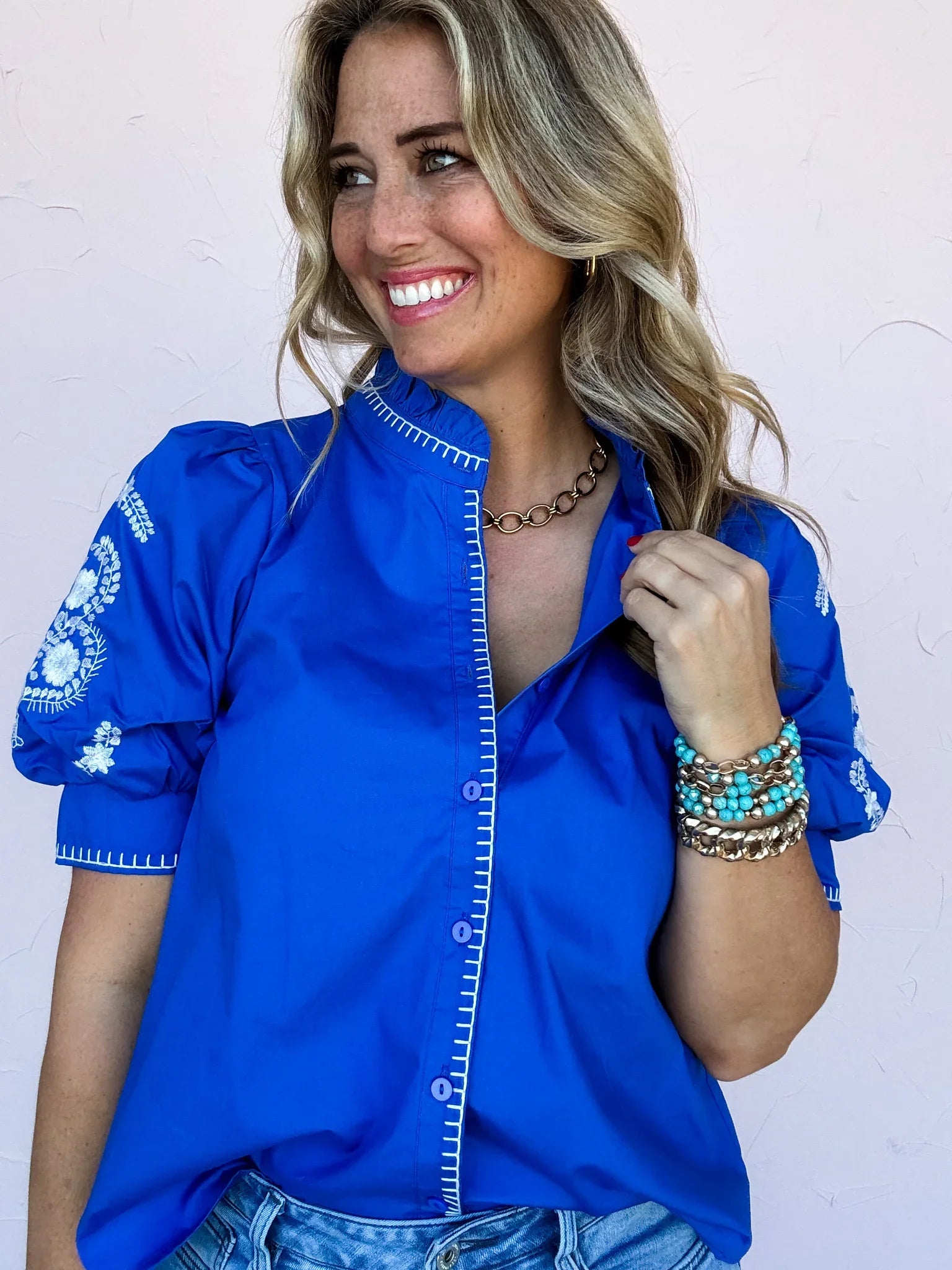 Cobalt Collective Top