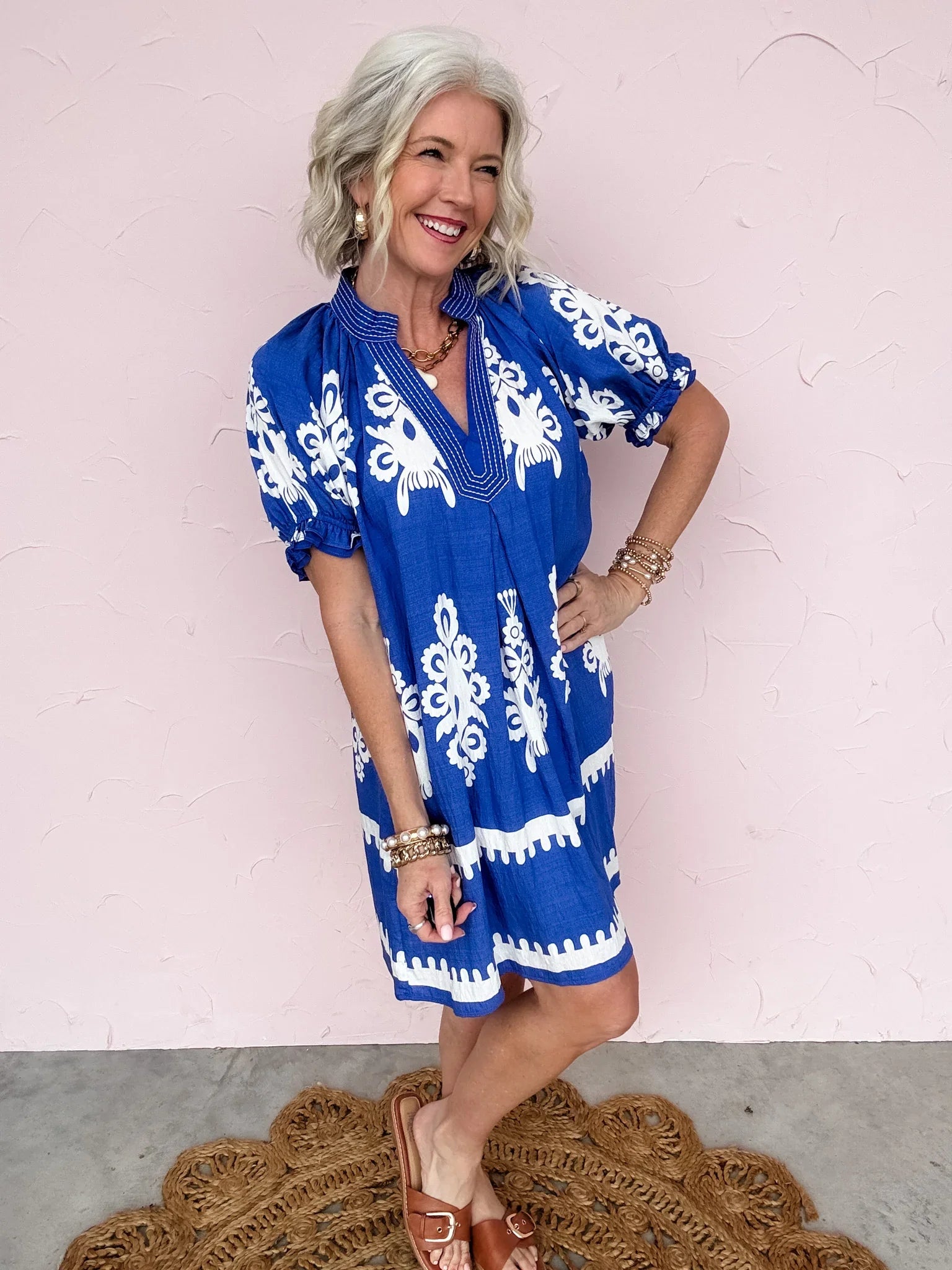 Cobalt Charm Dress