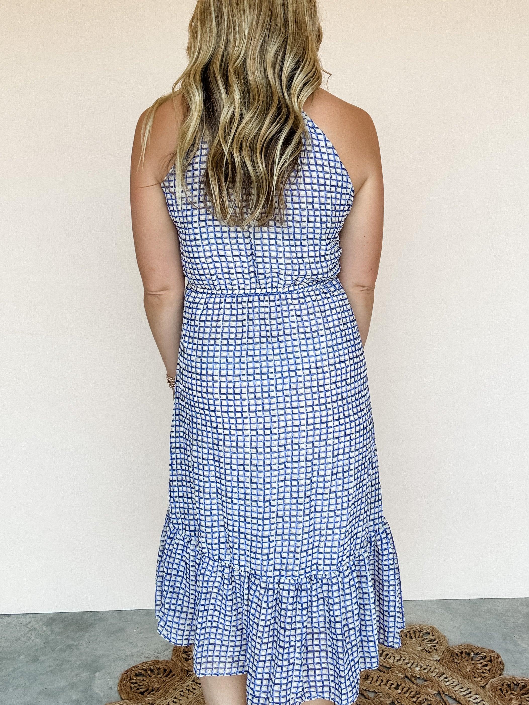 Cool Mist Midi Dress- FINAL SALE