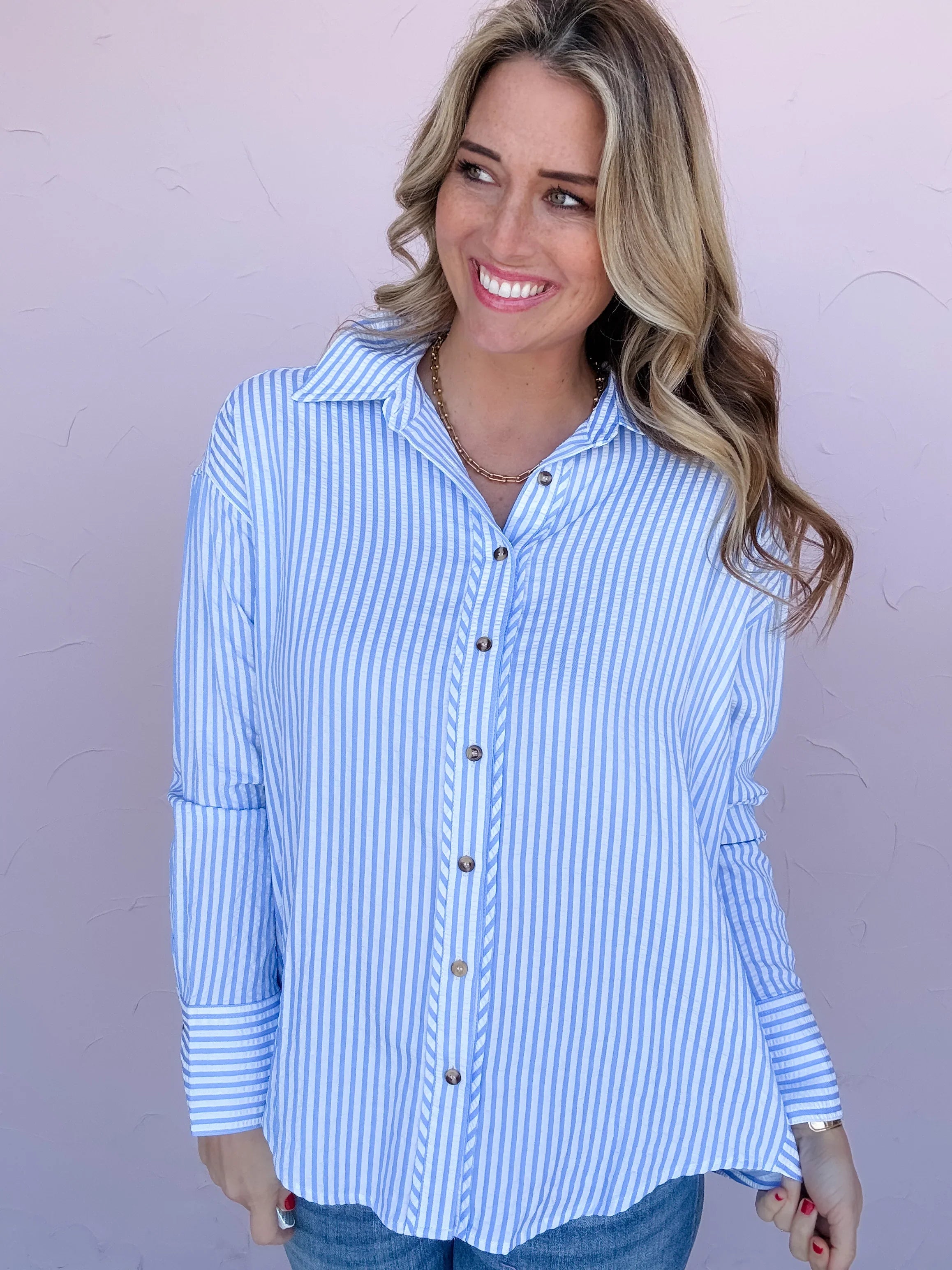 Morning Tide Button Down