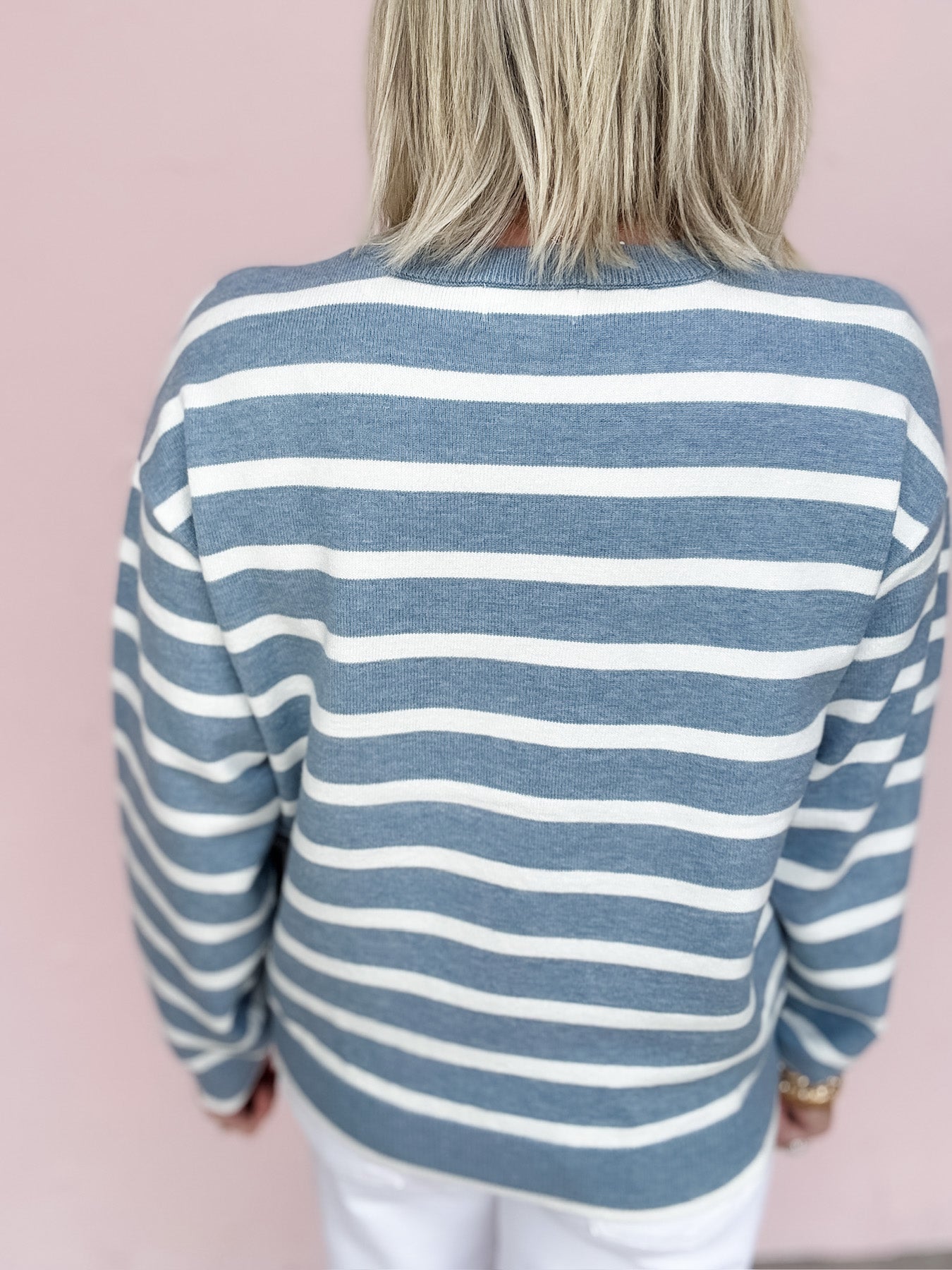 Ease Into It Stripe Pullover